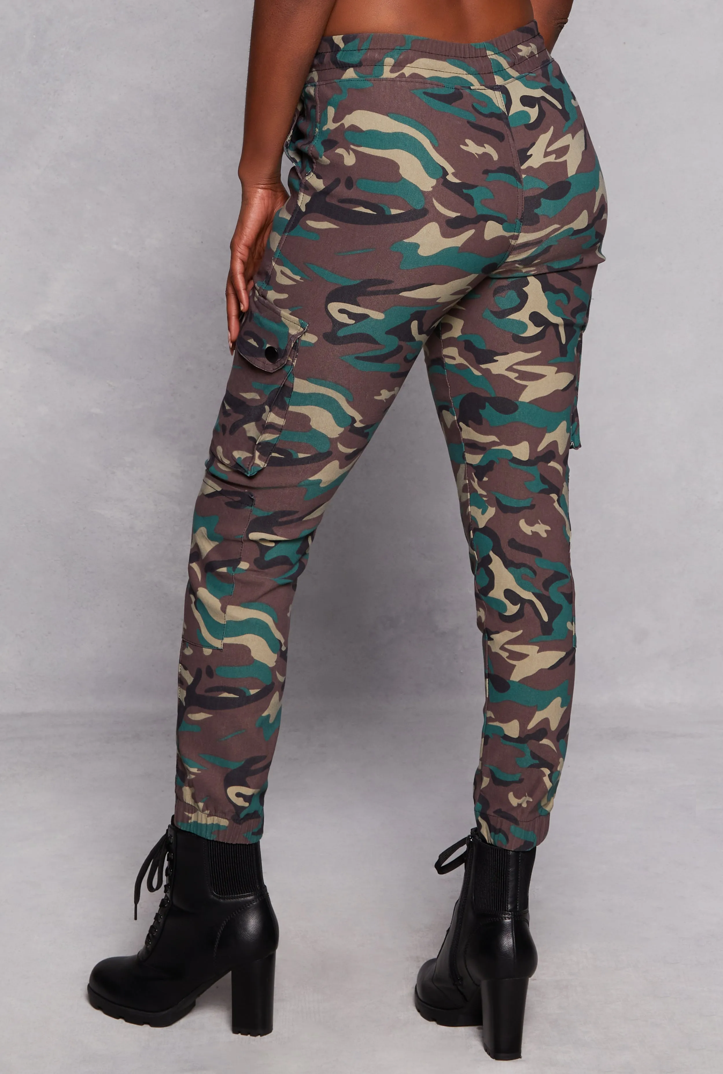 Twill Camo Cargo Joggers sold by Rainbow product image thumbnail 3
