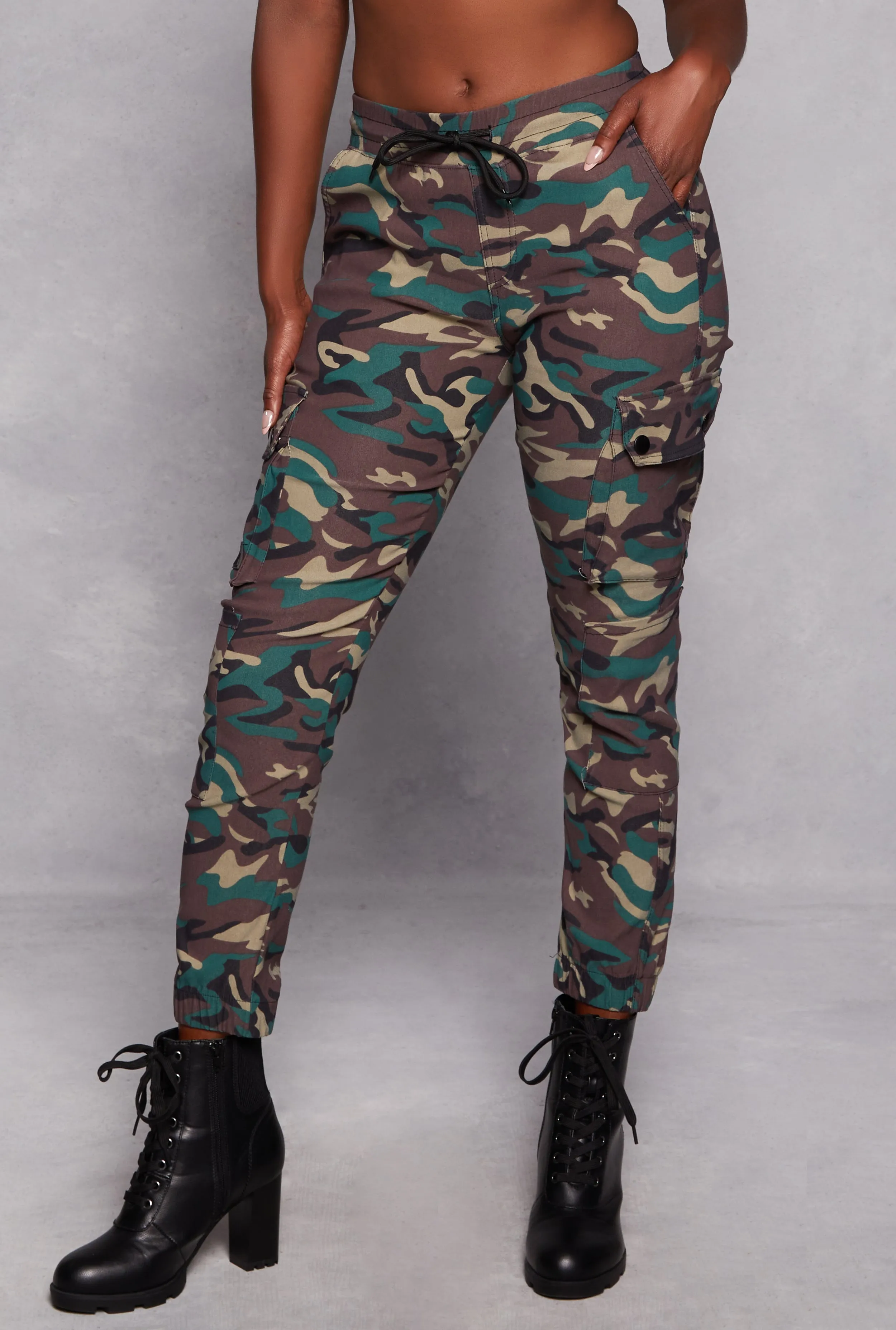 Twill Camo Cargo Joggers sold by Rainbow product image thumbnail 2