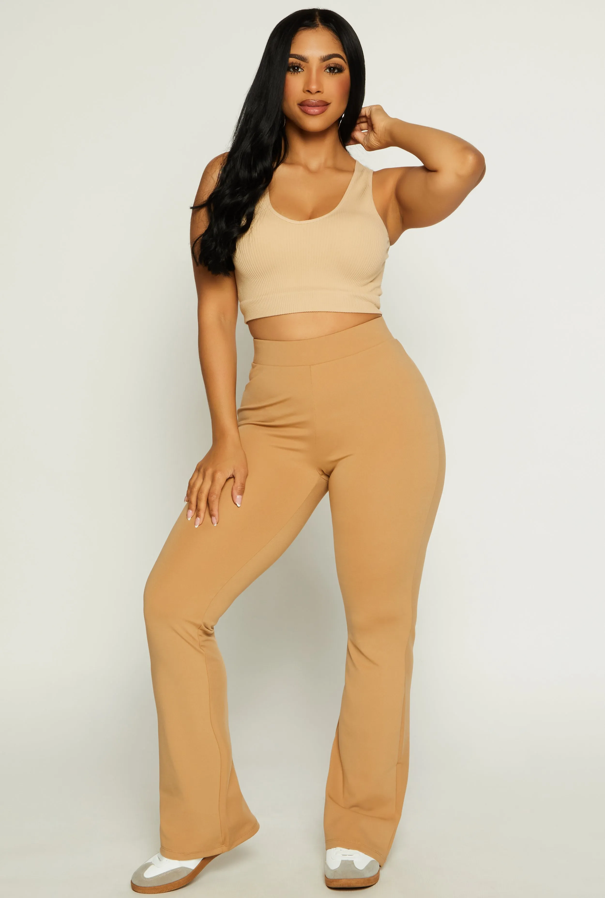 Pull On Flared Dress Pants sold by Rainbow