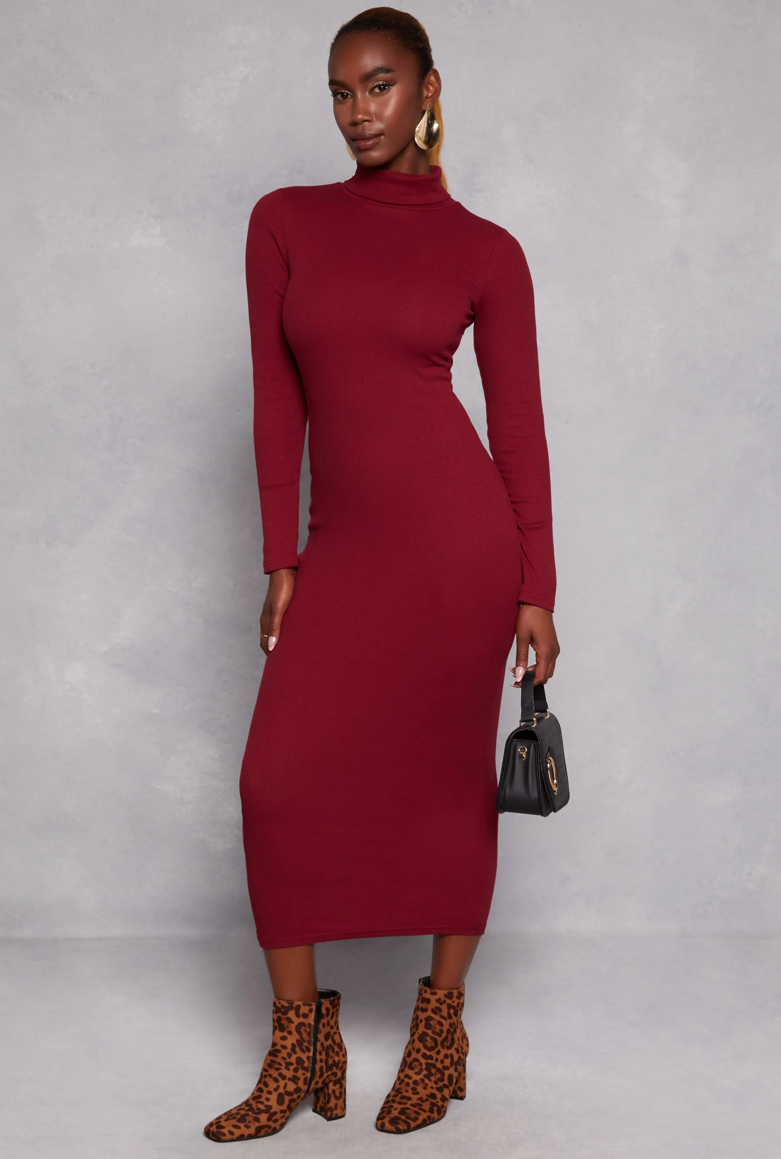 Daisy Turtleneck Midi Dress sold by Rainbow