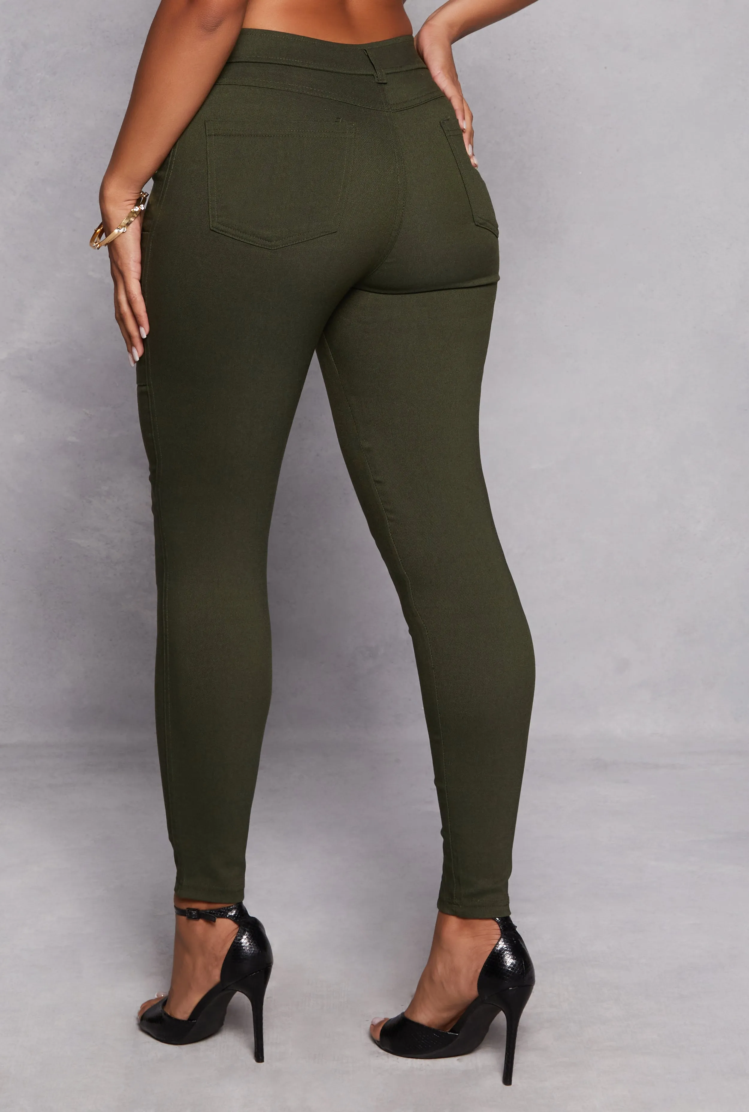 Stretch Pull On Skinny Leg Pants sold by Rainbow product image thumbnail 3