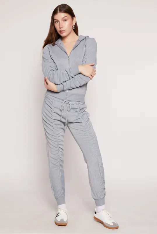 Drawstring Stacked Joggers sold by Rainbow
