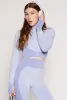 Seamless Textured Knit Zip Front Track Jacket sold by Rainbow