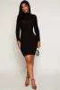 Greek Key Mock Neck Long Sleeve Dress sold by Rainbow