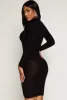 Greek Key Mock Neck Long Sleeve Dress sold by Rainbow