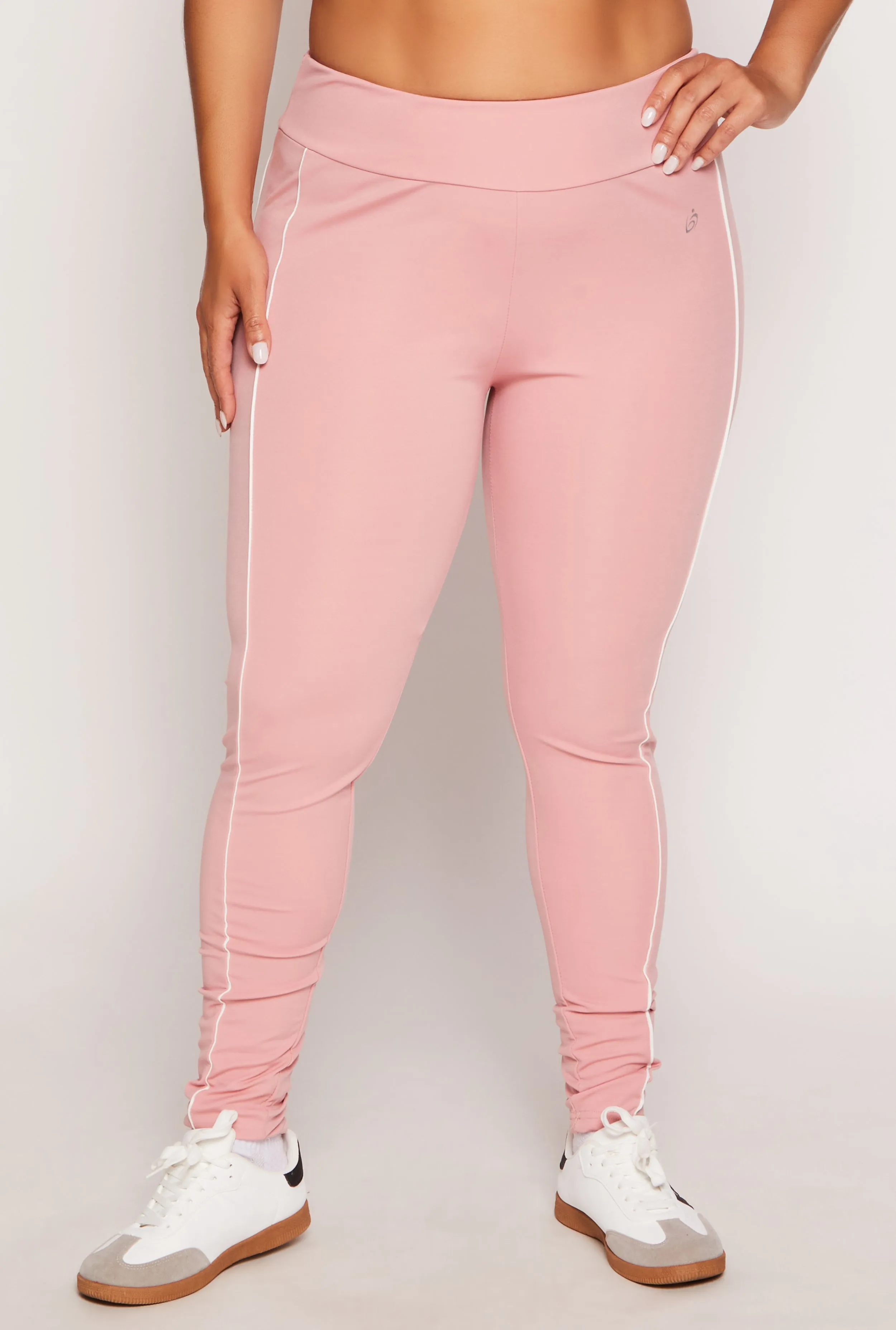 Plus Size Contrast Piping High Waist Leggings sold by Rainbow product image thumbnail 2