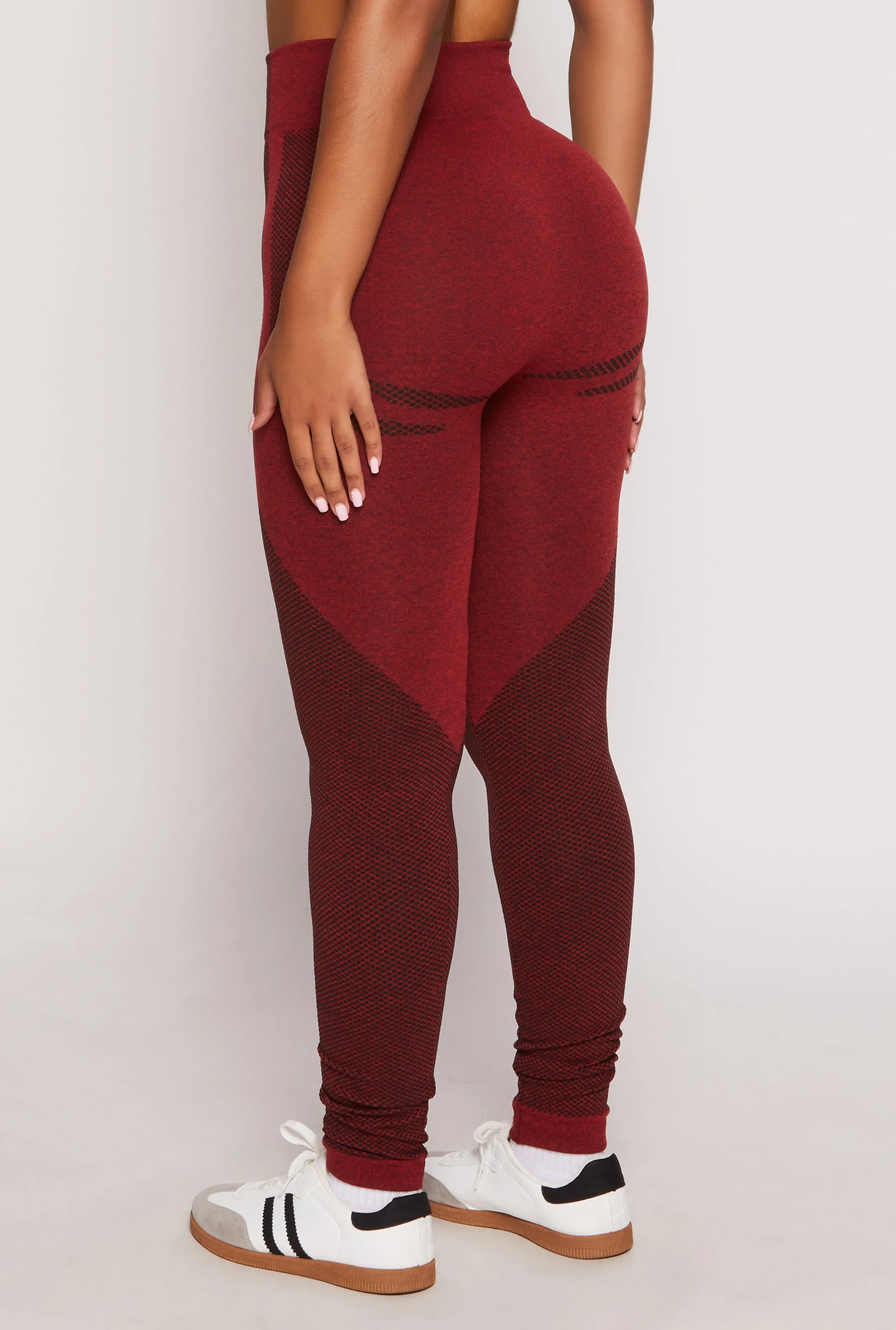 Seamless Color Block Leggings sold by Rainbow product image thumbnail 3