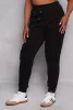 Plus Size Fleece Ruched Drawstring Joggers sold by Rainbow