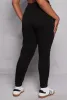 Plus Size Fleece Ruched Drawstring Joggers sold by Rainbow