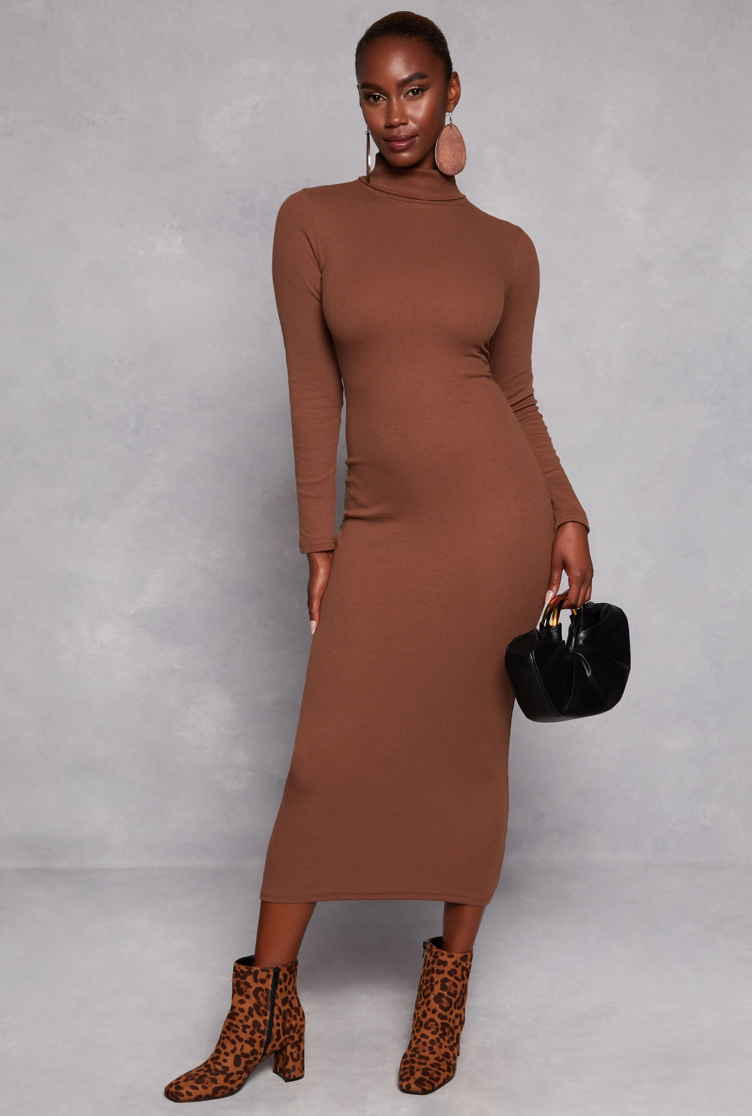 Daisy Turtleneck Midi Dress sold by Rainbow