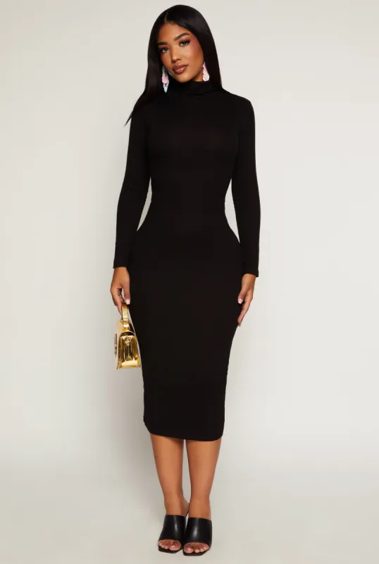 Daisy Turtleneck Midi Dress sold by Rainbow