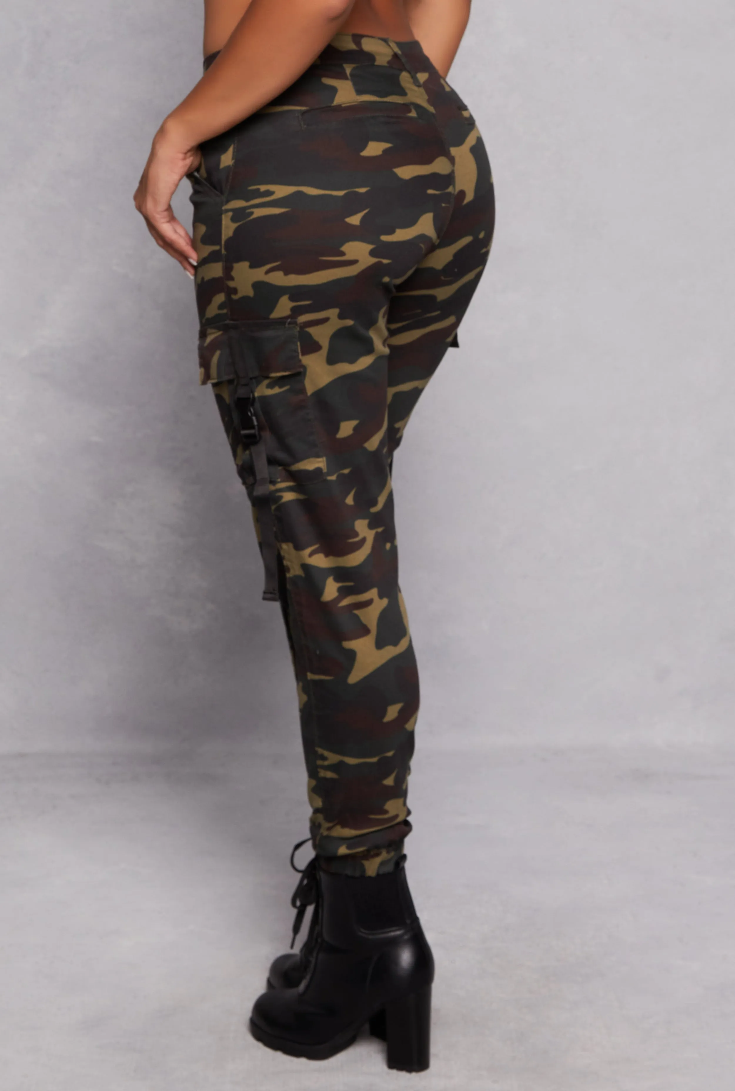 VIP Camo Release Buckle Cargo Pocket Pants sold by Rainbow product image thumbnail 3