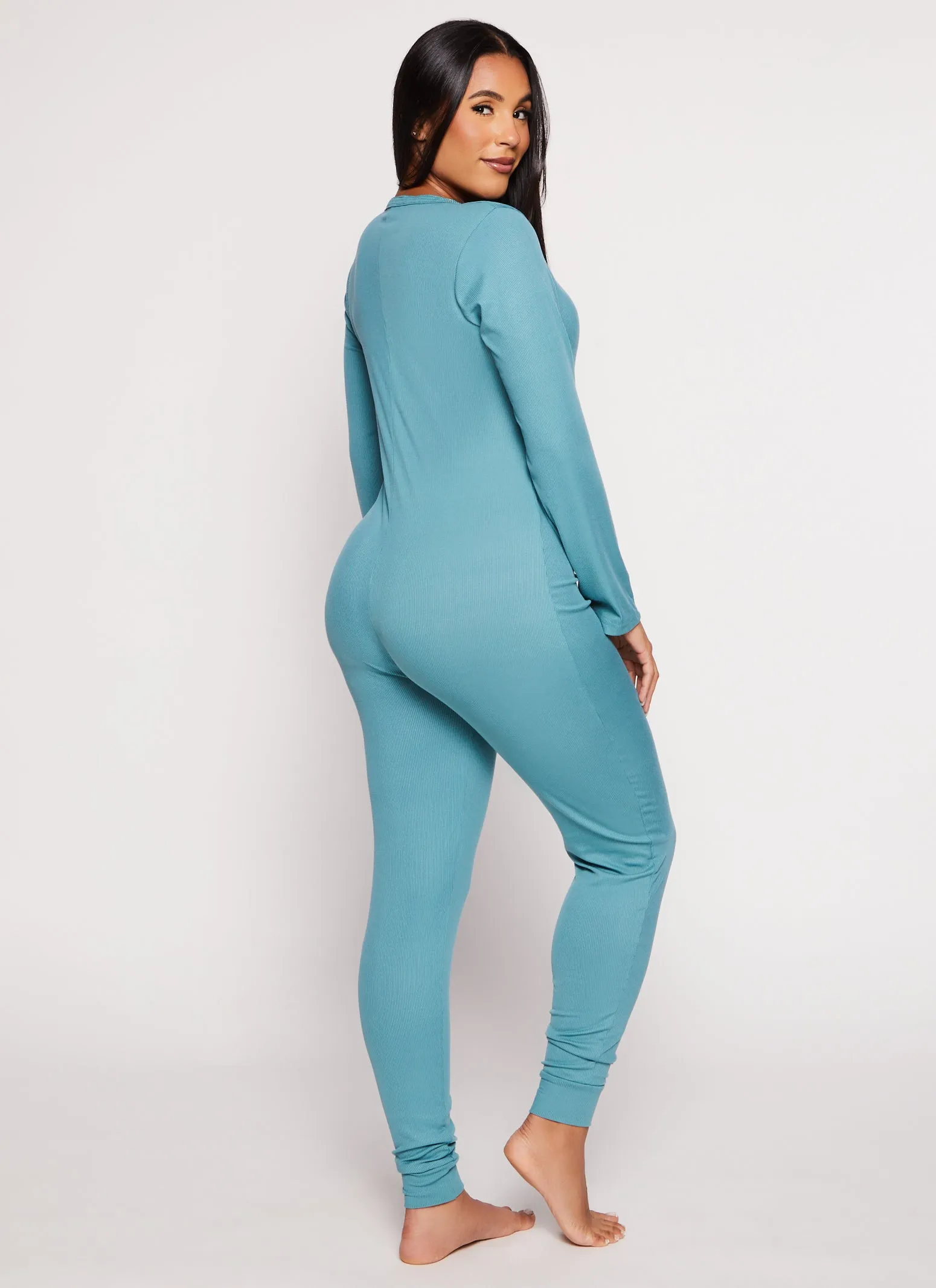 Ribbed Bearly Awake Embroidered Onesie Pajamas sold by Rainbow product image thumbnail 2