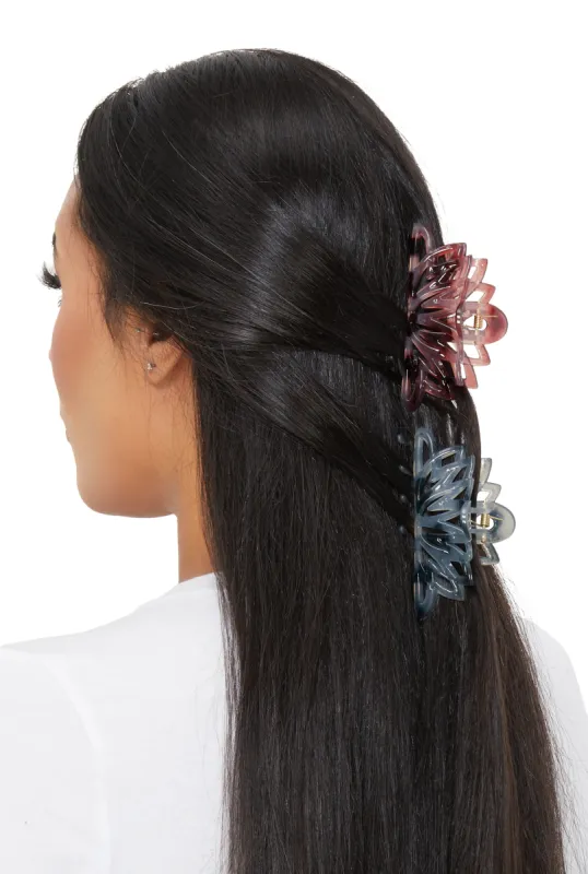 Hair Claw Clips 2 Pack sold by Rainbow