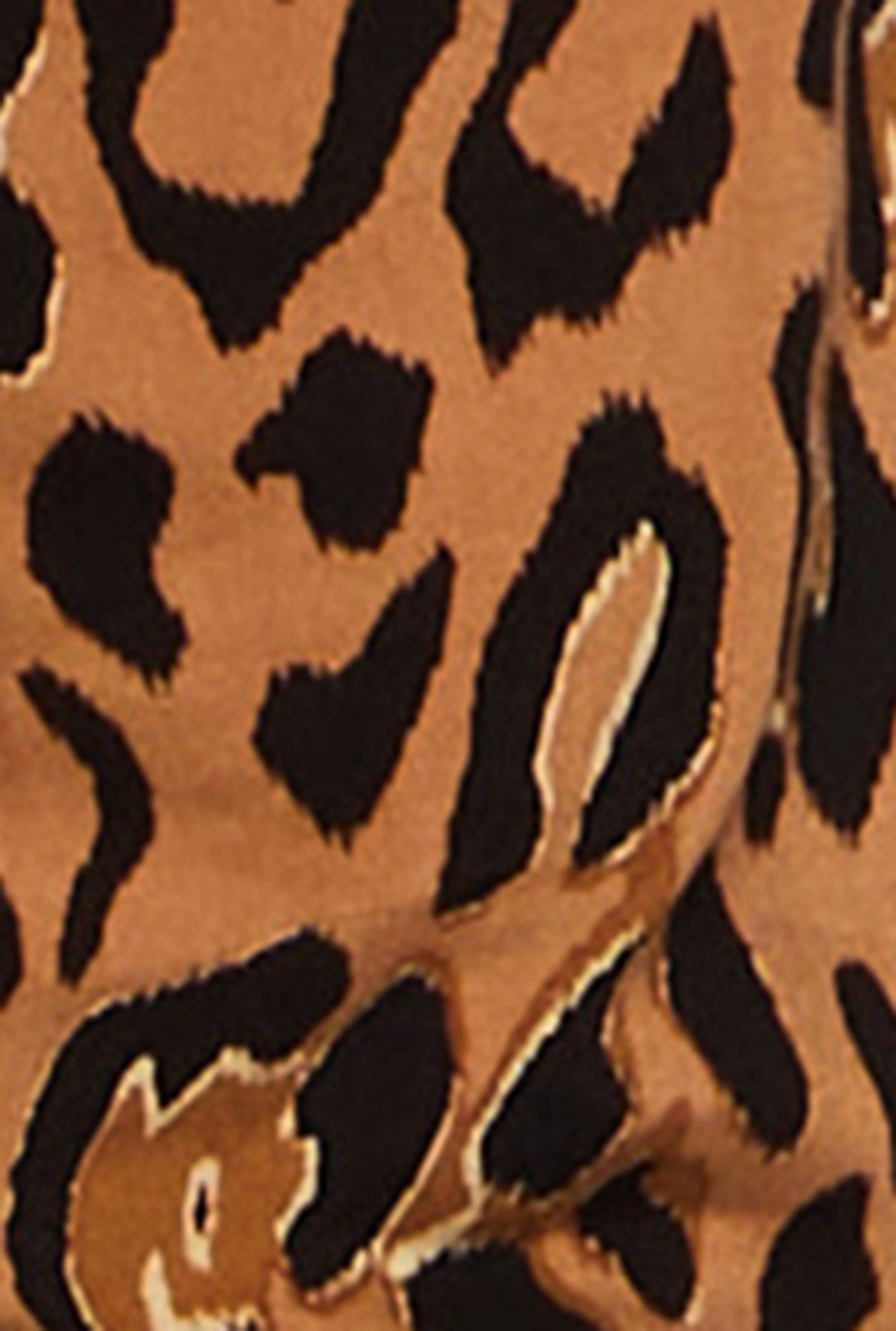 Plus Size Animal Print Button Front Blouse sold by Rainbow product image thumbnail 4