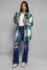 Plaid Long Shacket sold by Rainbow