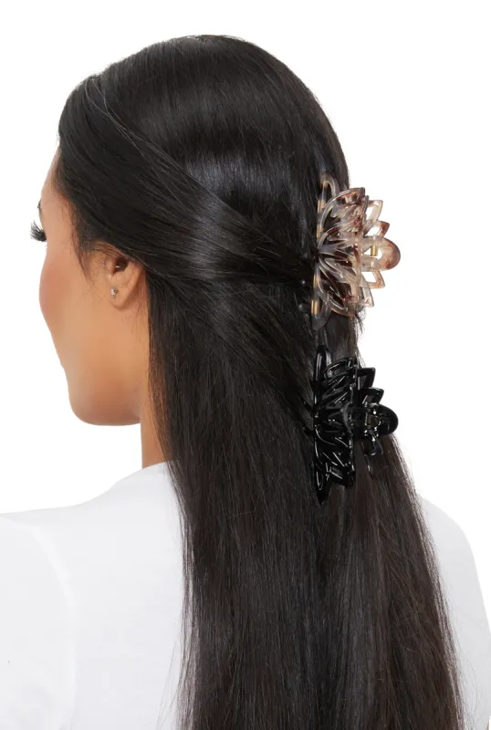 Hair Claw Clips 2 Pack sold by Rainbow