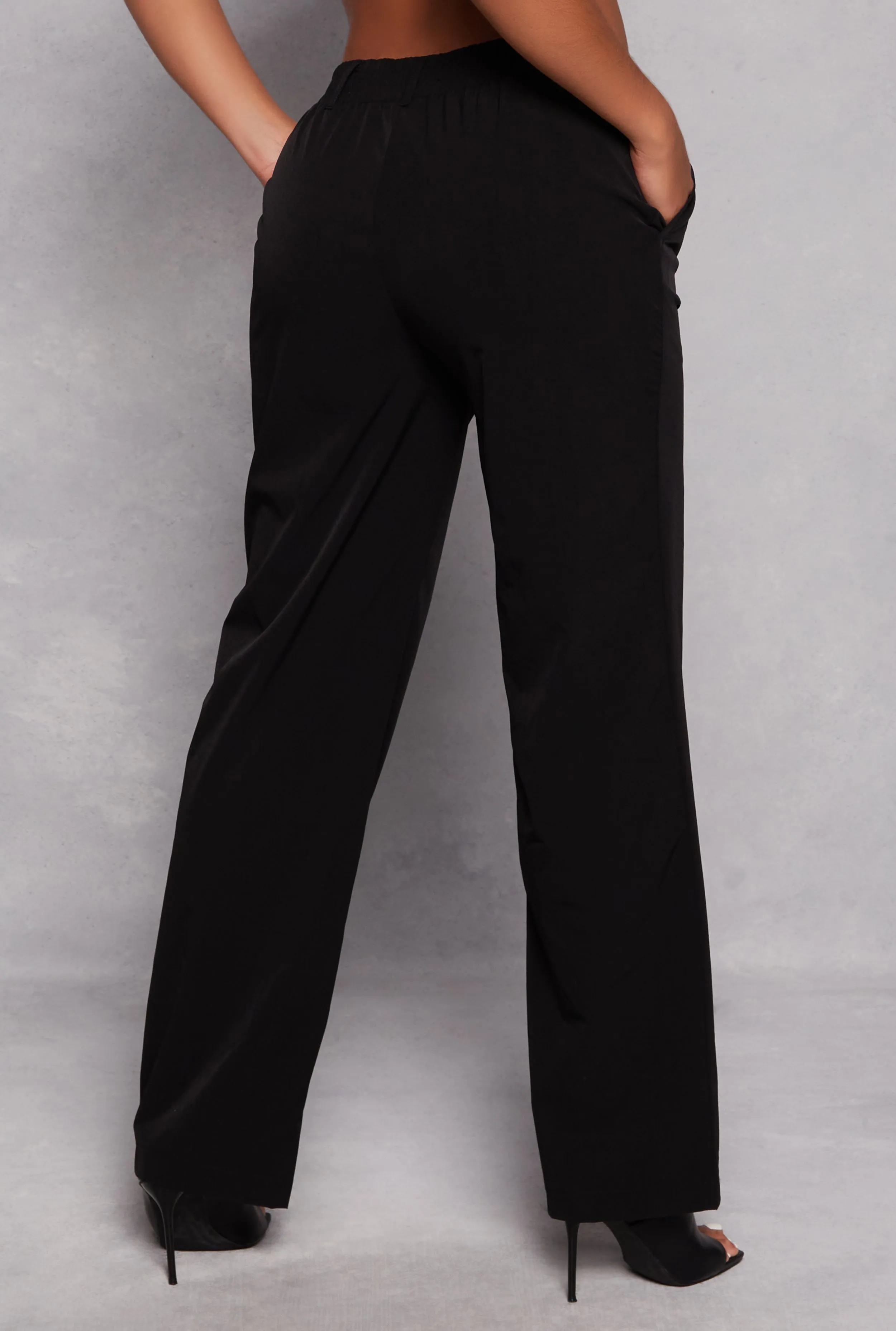 Pull On High Waist Dress Pants sold by Rainbow product image thumbnail 3