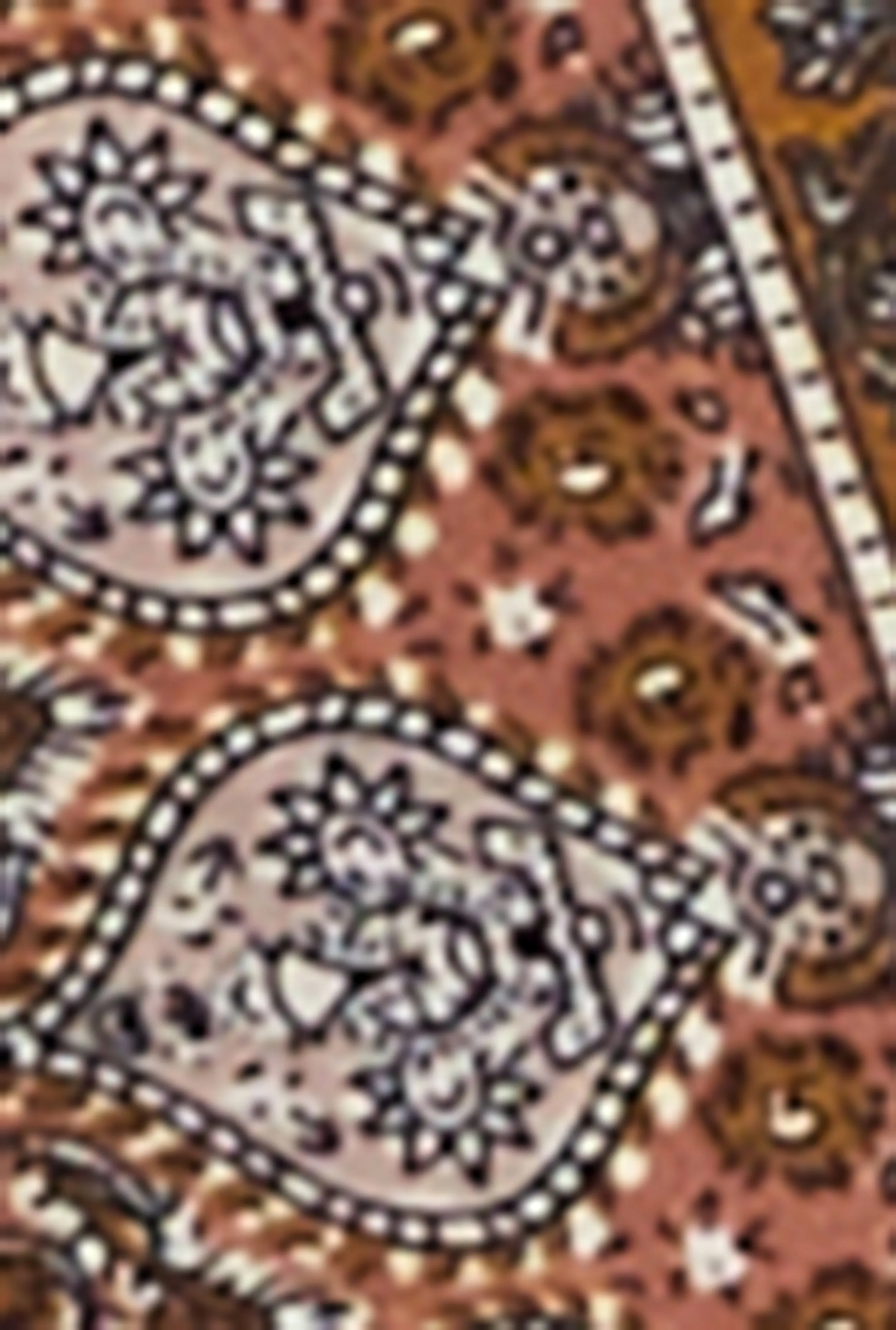 Paisley Border Print High Waisted Flare Pants sold by Rainbow product image thumbnail 4