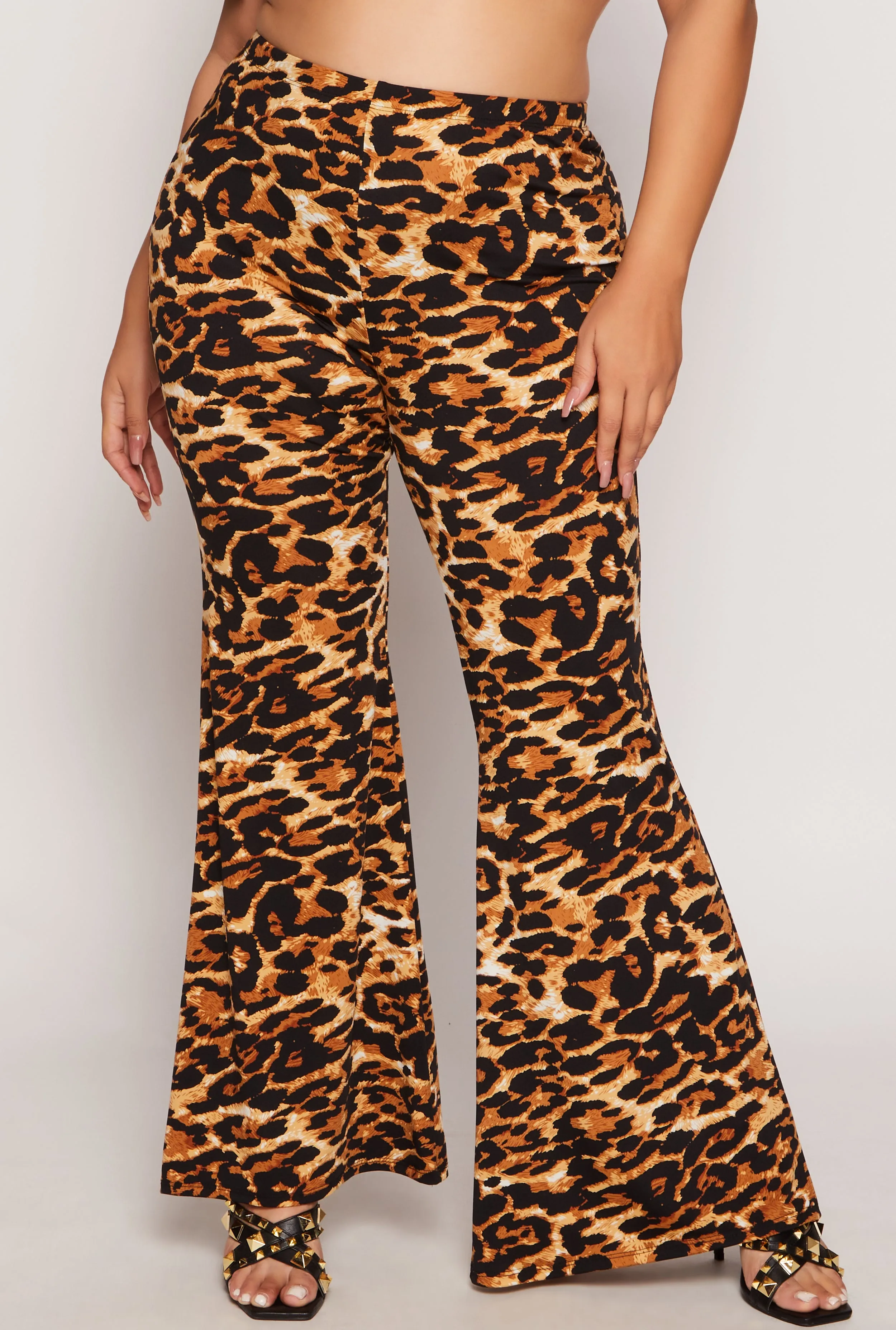 Plus Size High Waist Flare Pants sold by Rainbow product image thumbnail 2