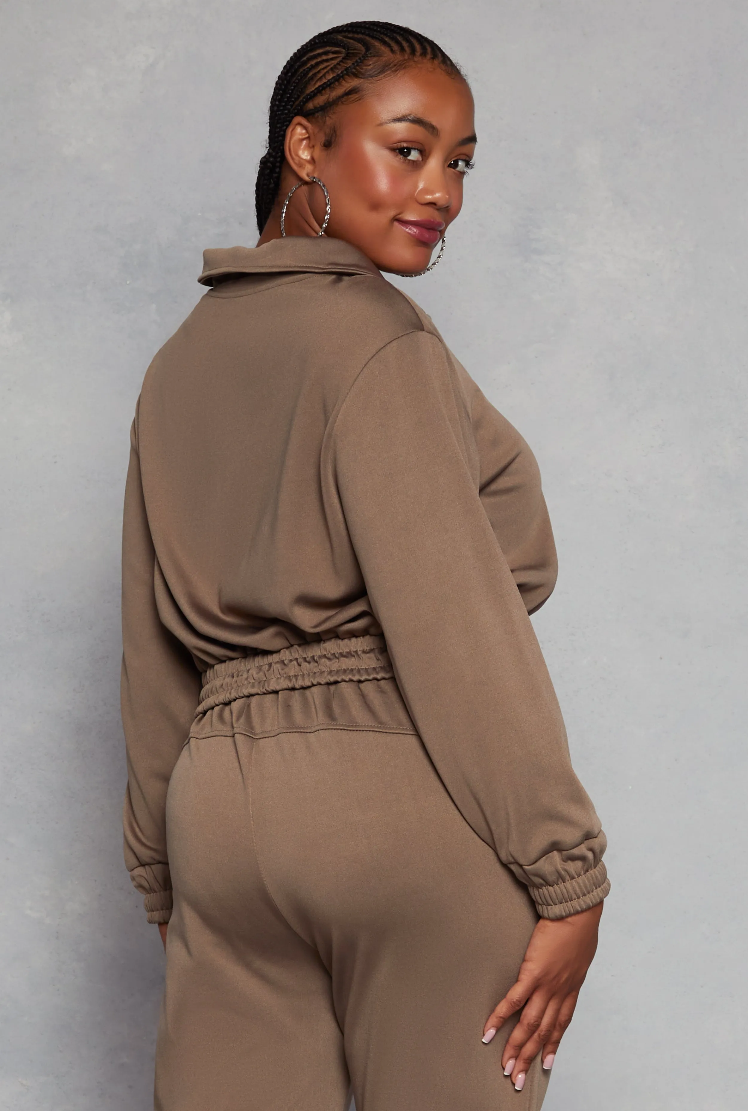 Plus Size Half Zip Sweatshirt sold by Rainbow product image thumbnail 3