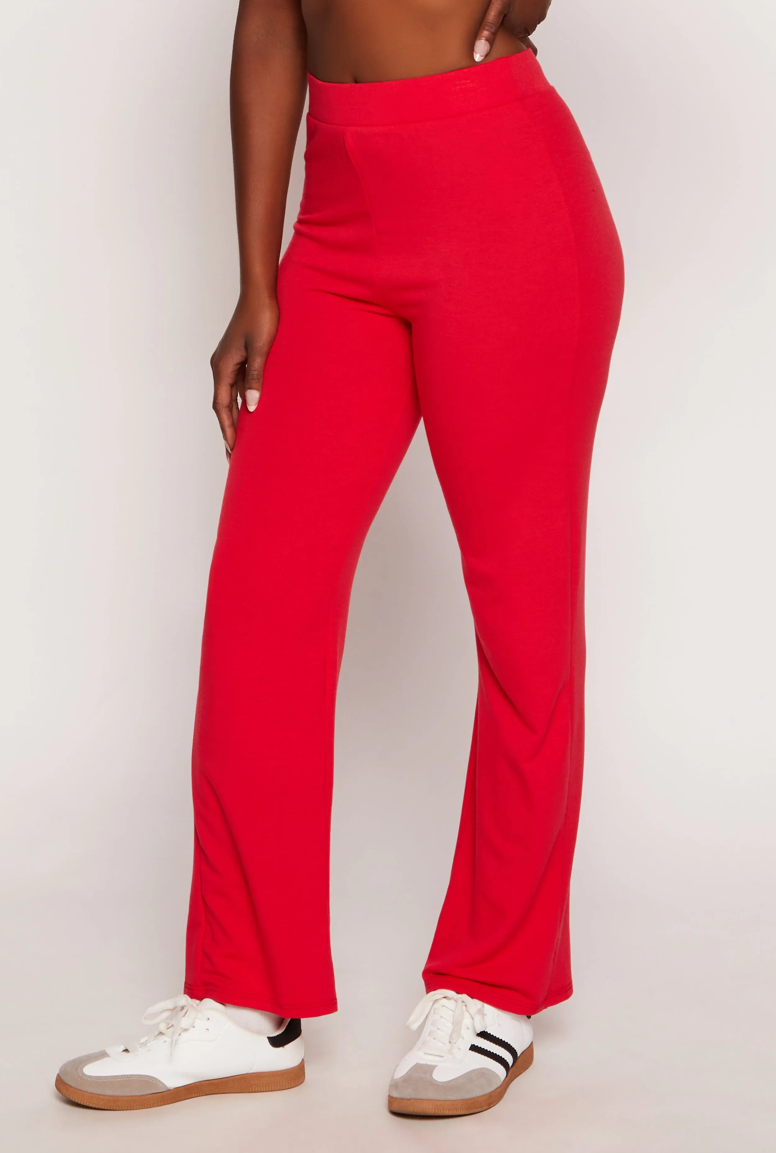 French Terry High Waist Flare Pants sold by Rainbow product image thumbnail 3