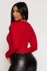 Basic V Neck Long Sleeve Bodysuit sold by Rainbow