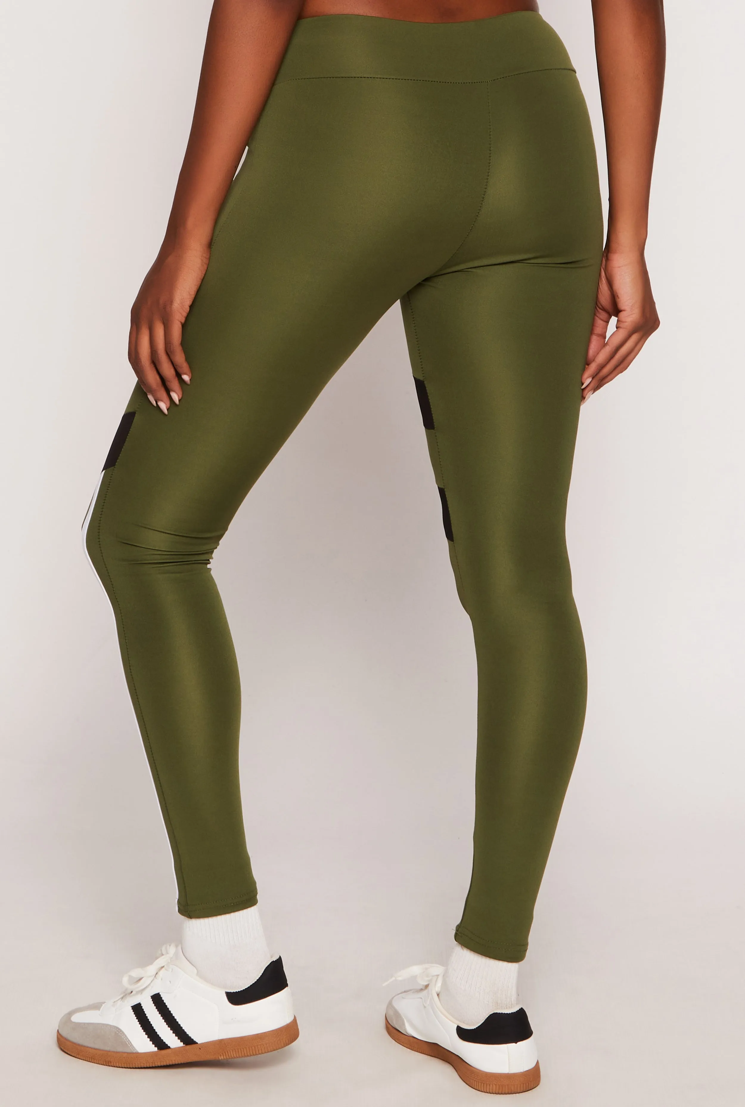 Mesh Detail High Waist Leggings sold by Rainbow product image thumbnail 3