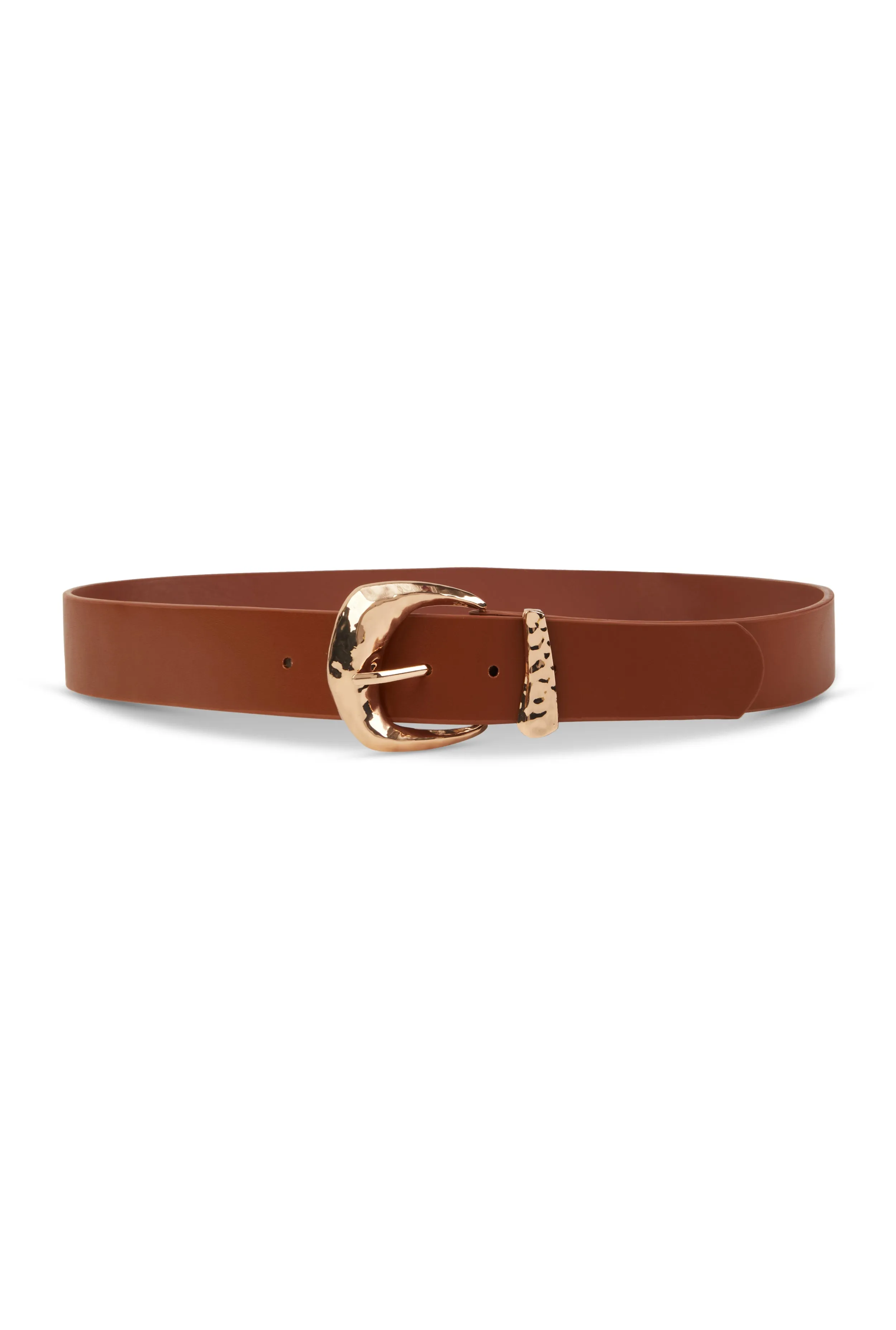 Metallic Buckle Faux Leather Belt sold by Rainbow product image thumbnail 2