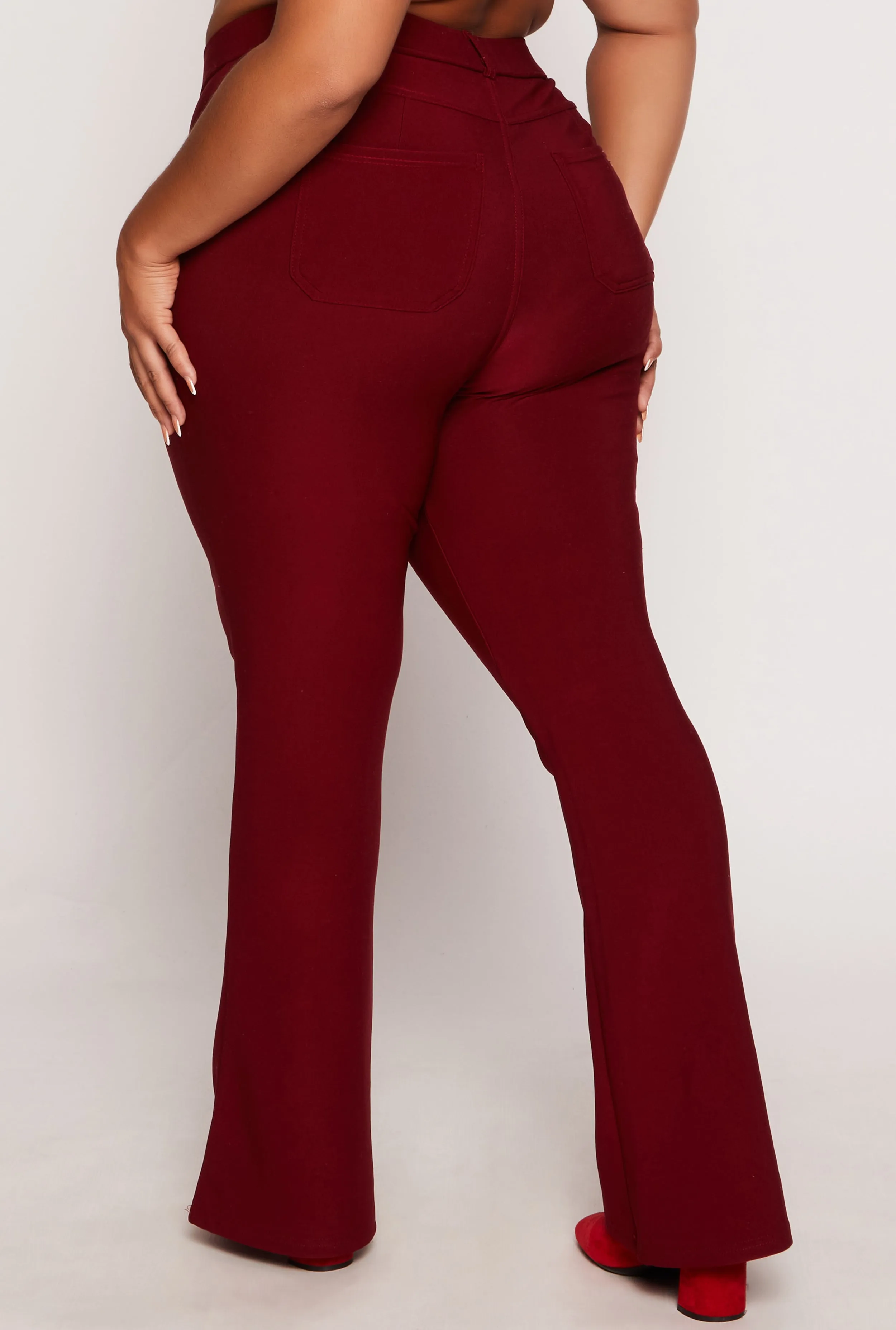 Plus Size Snatched Boot Cut Pants sold by Rainbow product image thumbnail 3