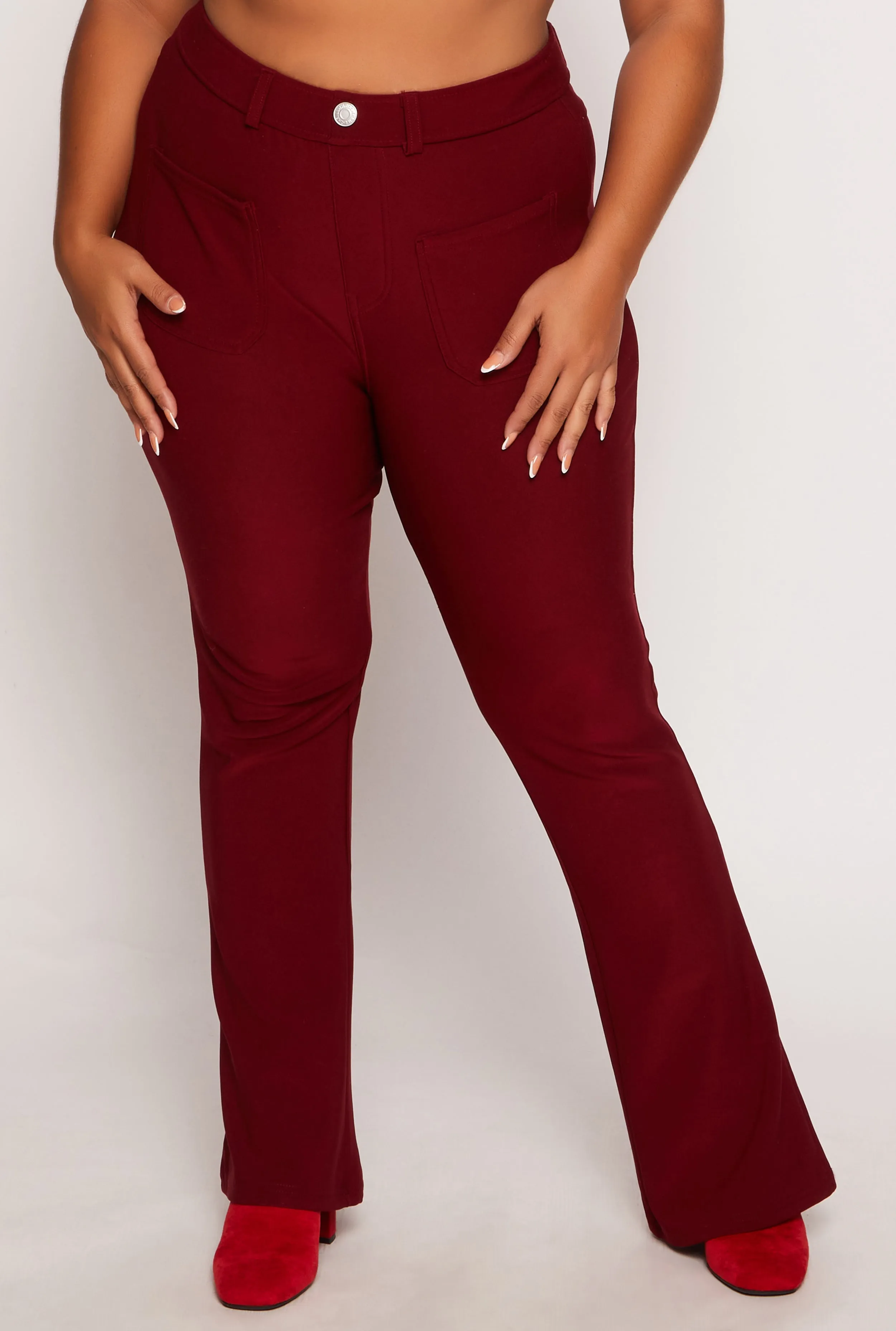 Plus Size Snatched Boot Cut Pants sold by Rainbow product image thumbnail 2