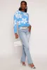 Rhinestone High Waist Straight Leg Jeans sold by Rainbow