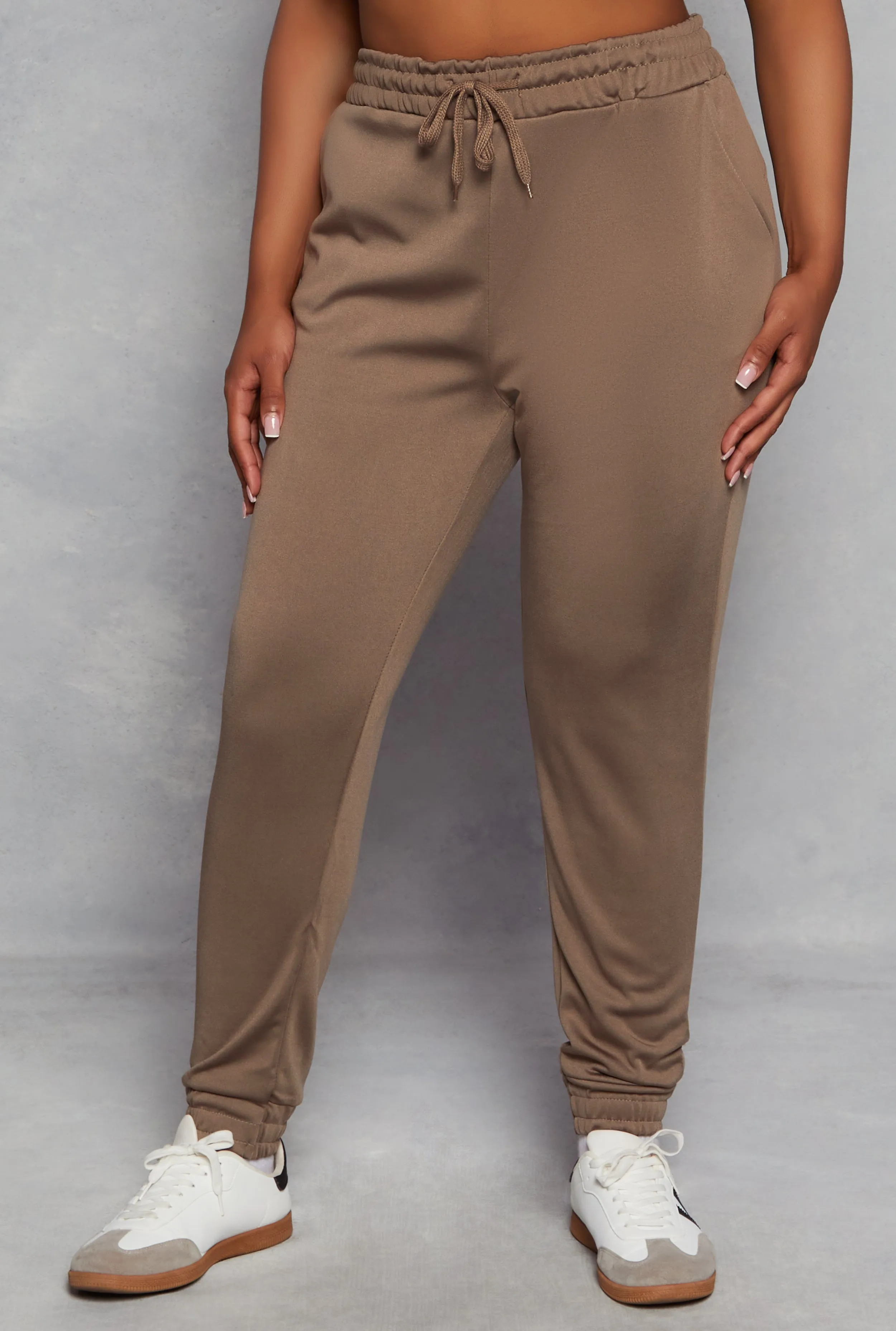 Plus Size Drawstring High Waist Joggers sold by Rainbow product image thumbnail 2