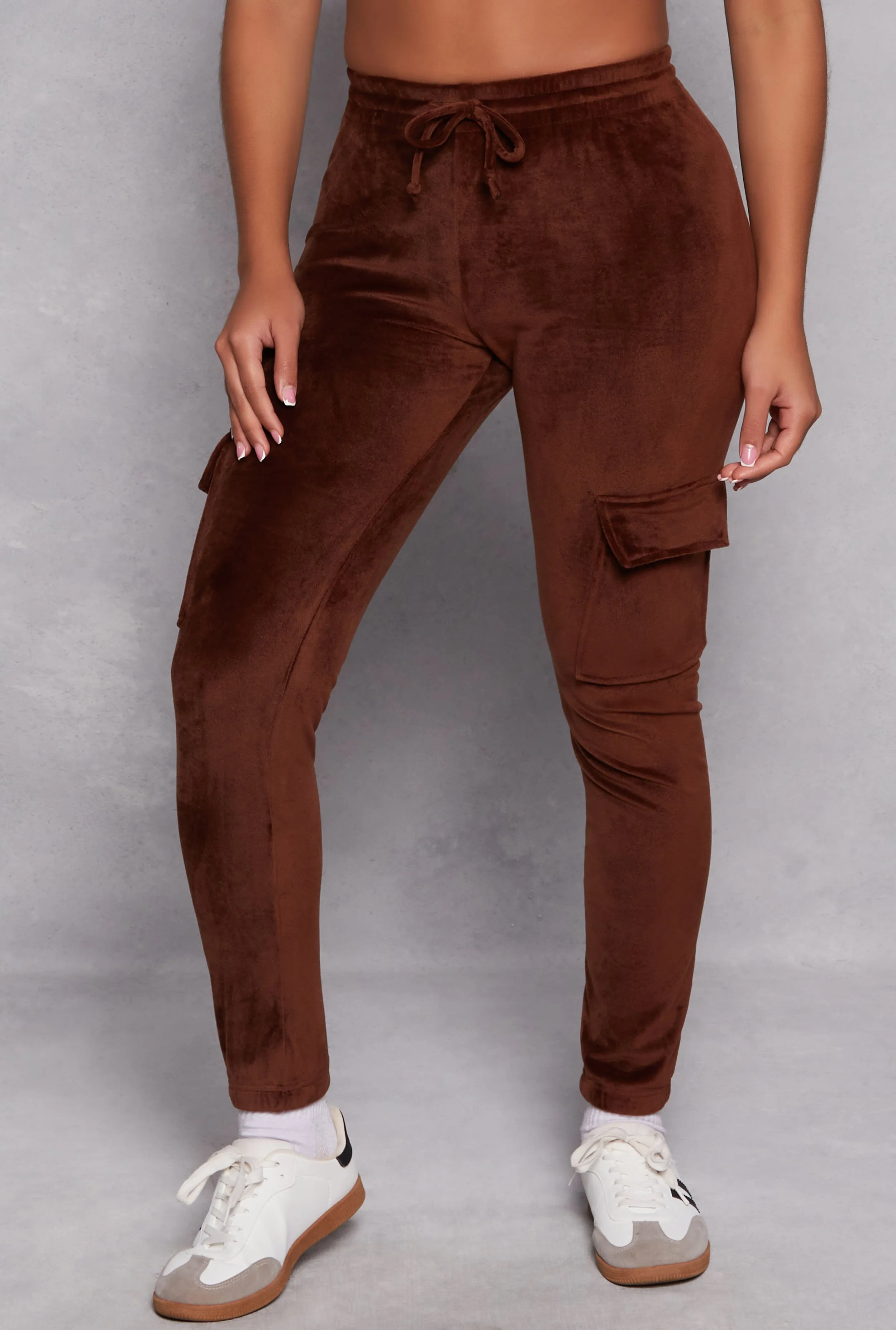 Velour Cargo Pocket Joggers sold by Rainbow product image thumbnail 2