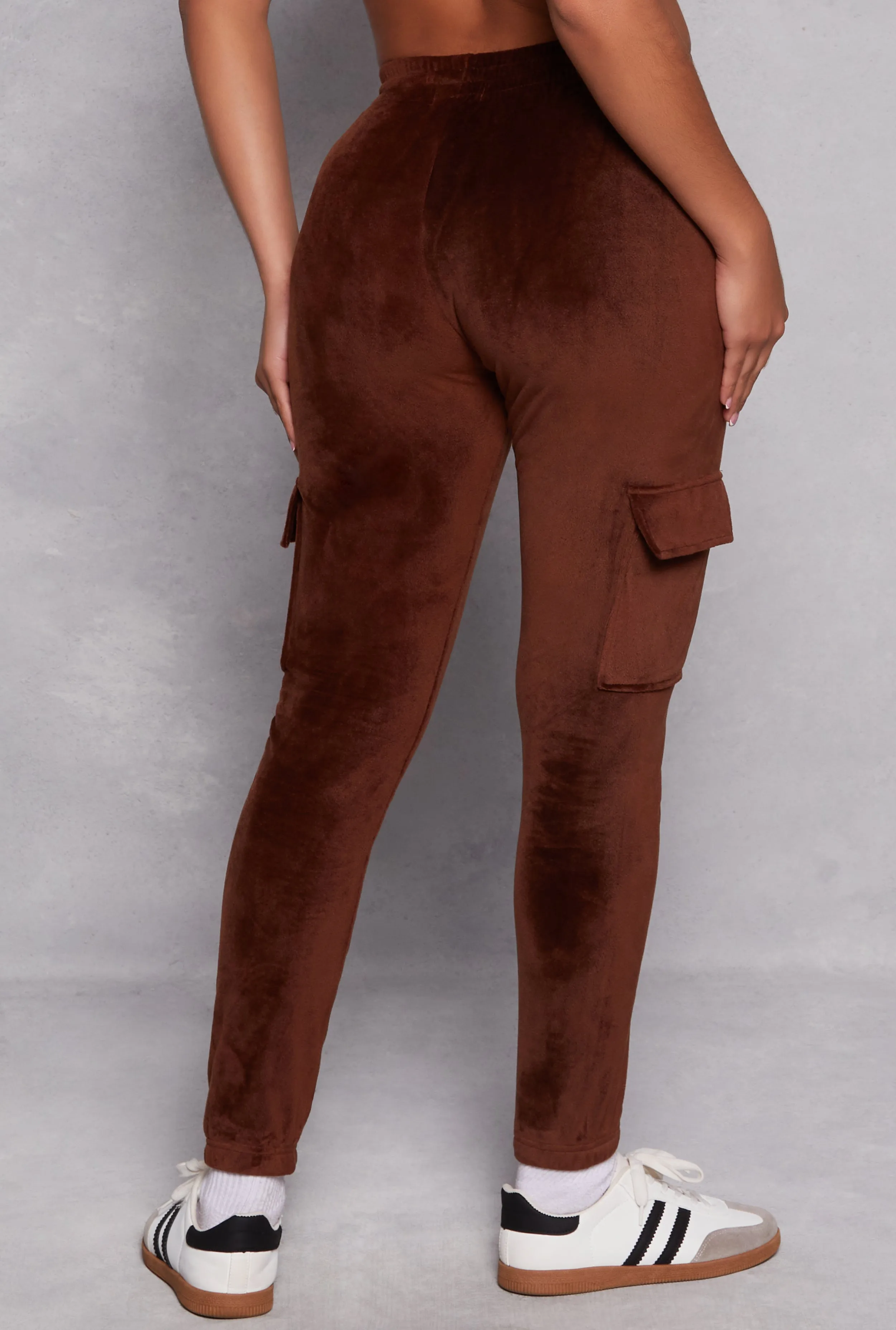 Velour Cargo Pocket Joggers sold by Rainbow product image thumbnail 3