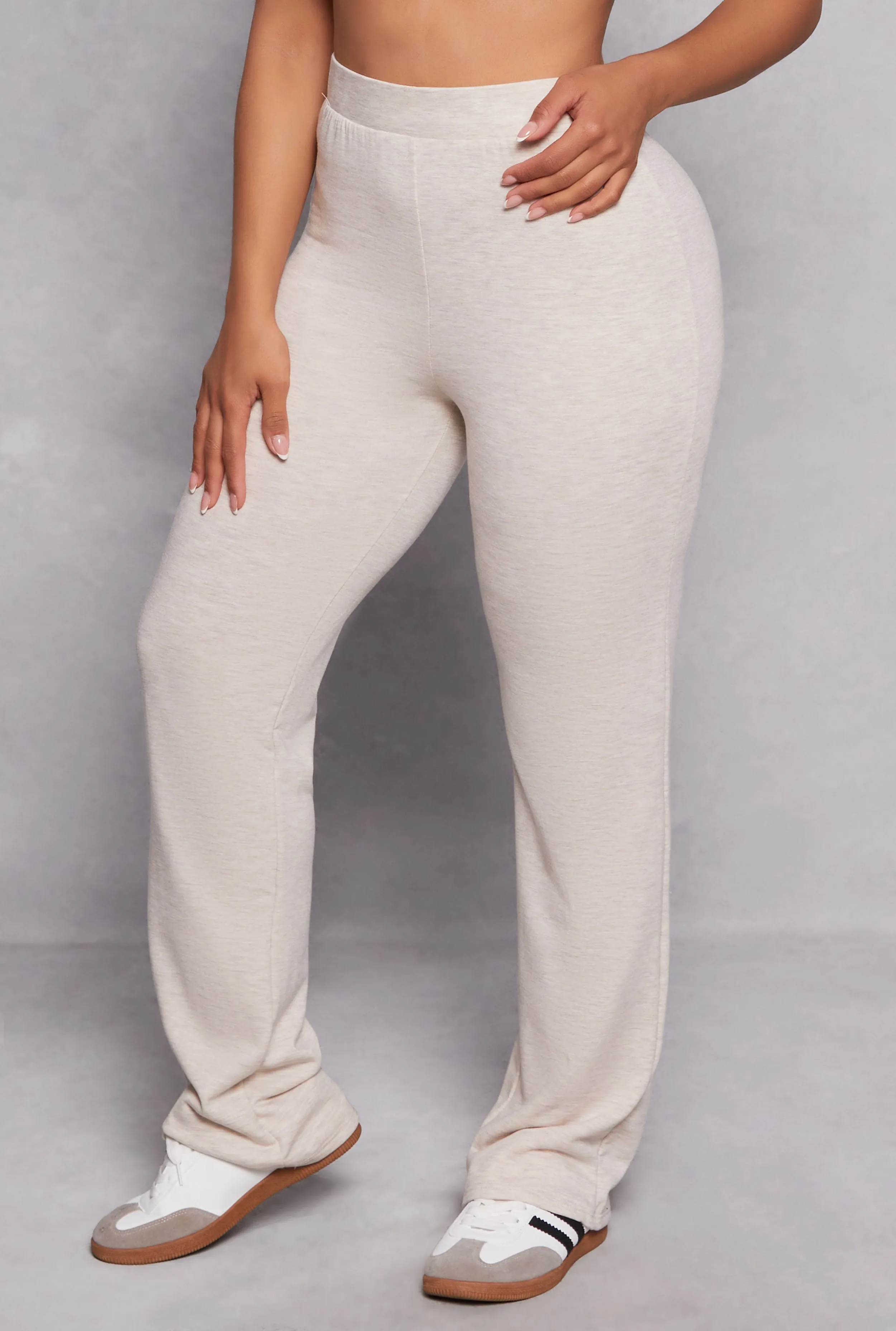 French Terry High Waist Flare Pants sold by Rainbow product image thumbnail 2