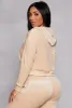 Solid Velour Zip Front Cropped Hoodie sold by Rainbow