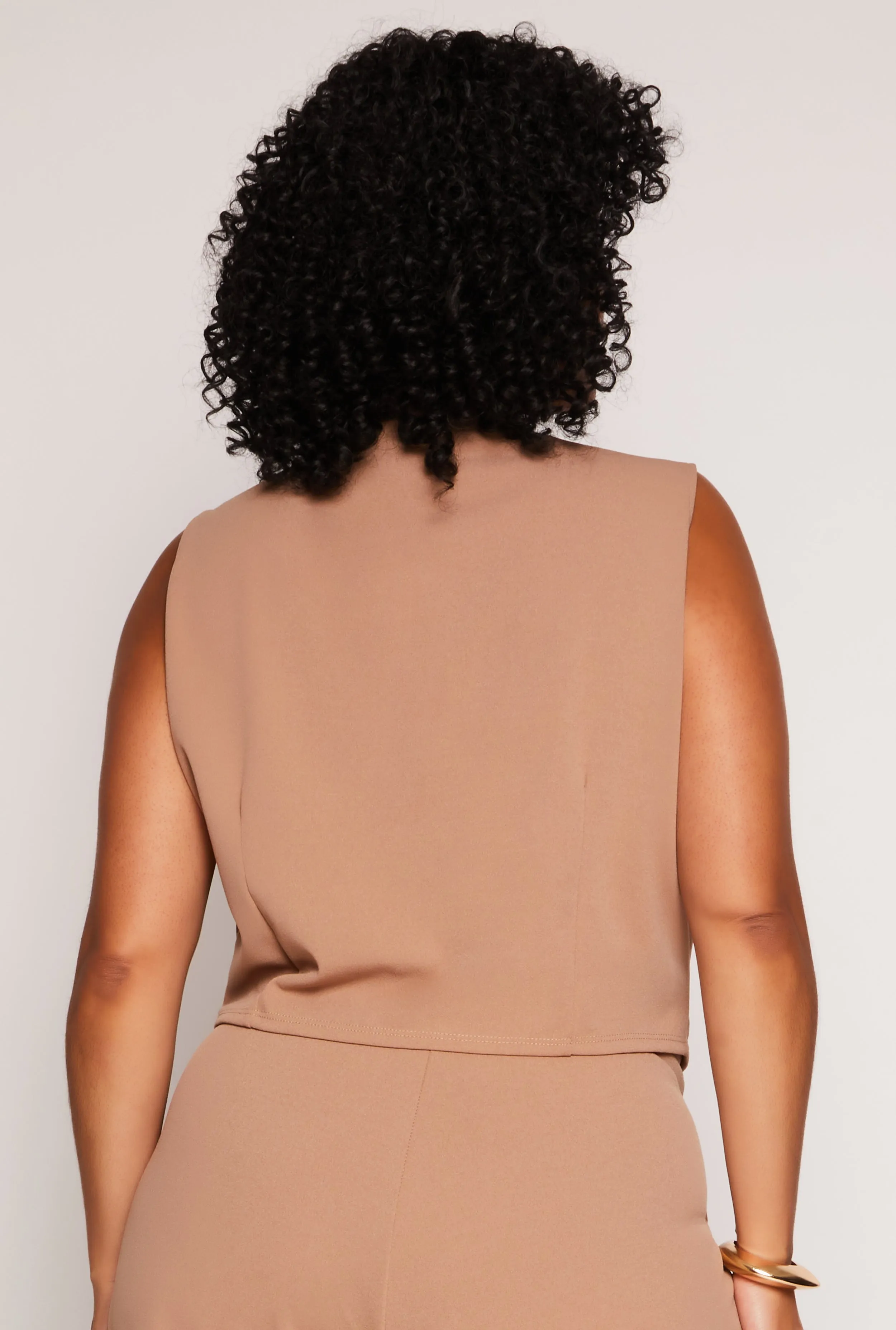 Plus Size Three Button Vest sold by Rainbow product image thumbnail 3