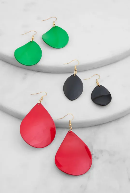 Assorted Drop Earrings Trio sold by Rainbow