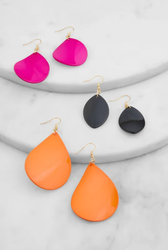 Assorted Drop Earrings Trio sold by Rainbow