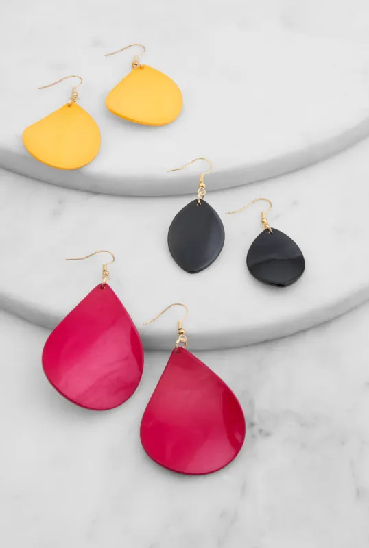 Assorted Drop Earrings Trio sold by Rainbow