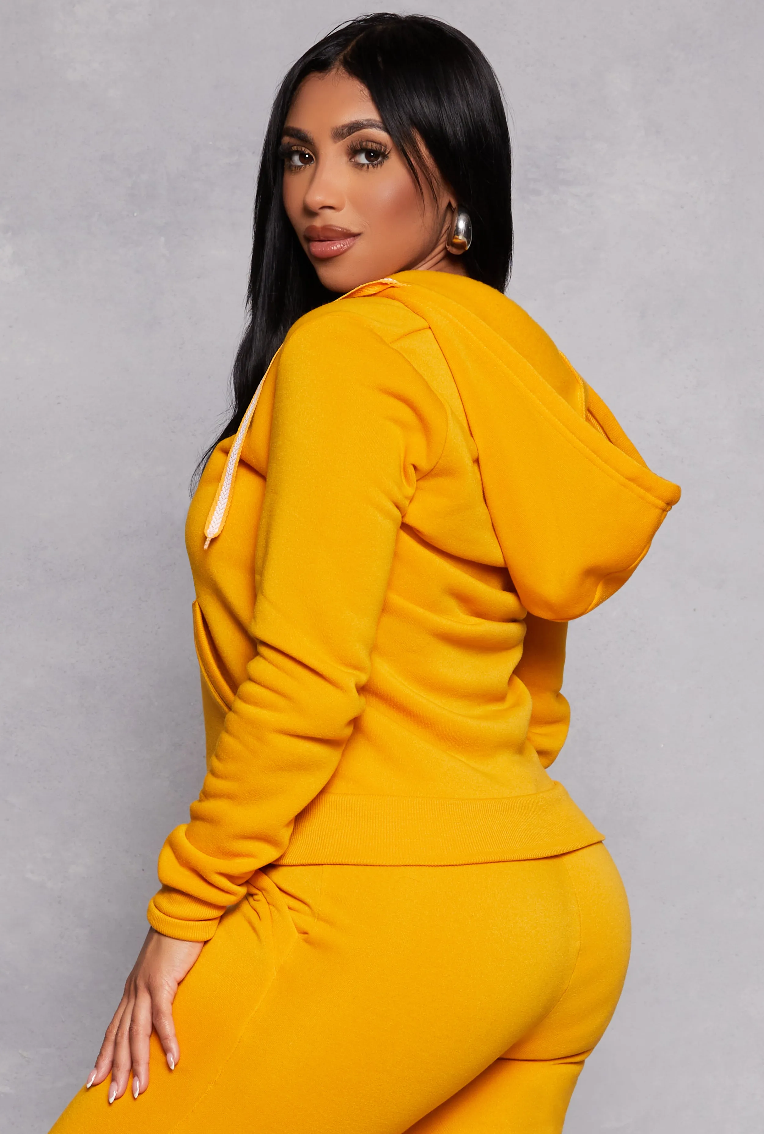 Fleece Full Zip Hoodie sold by Rainbow product image thumbnail 3