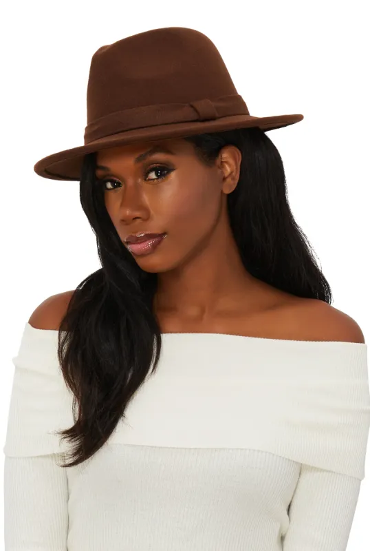 Solid Felt Fedora sold by Rainbow