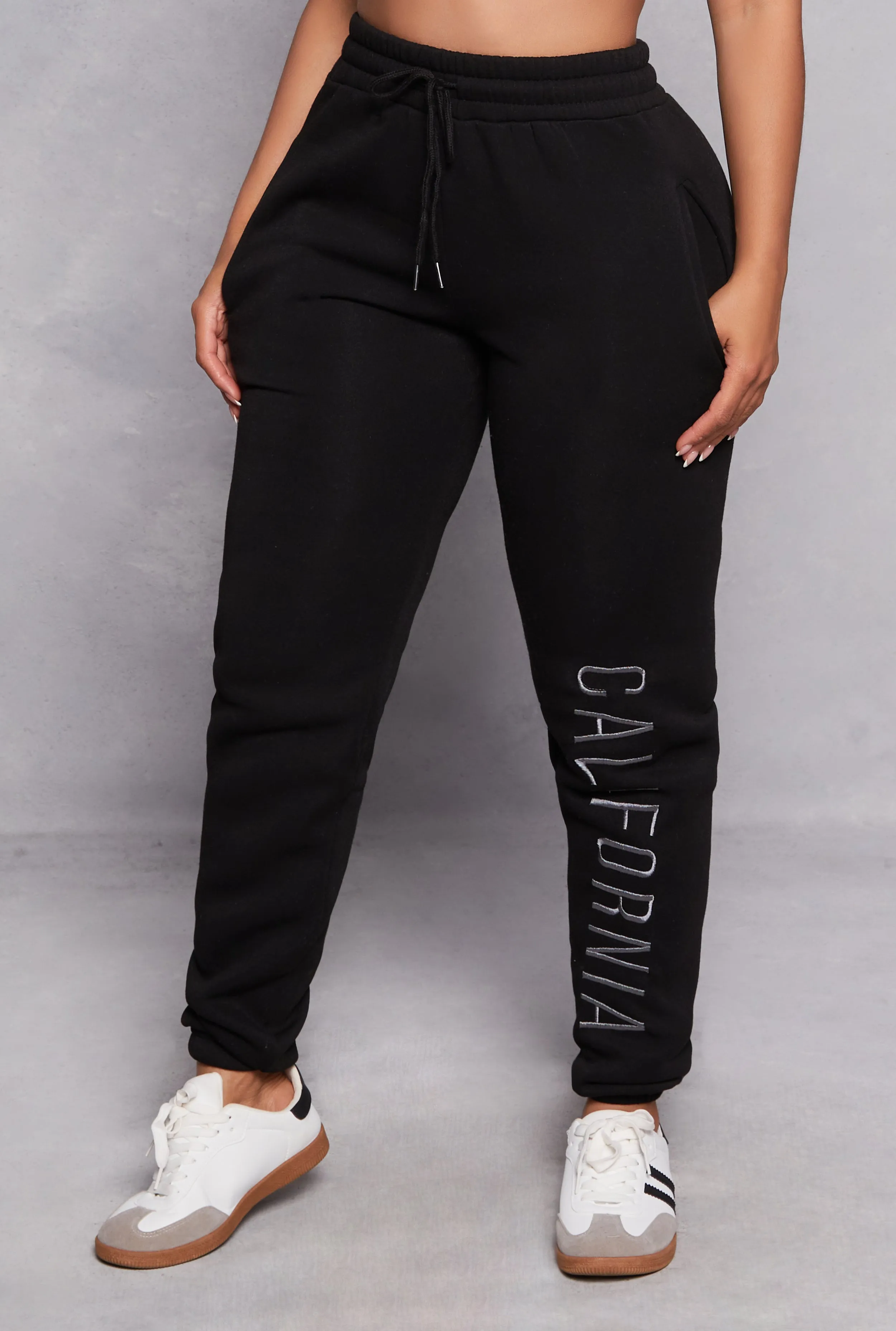Fleece City Side Graphic Drawstring Joggers sold by Rainbow product image thumbnail 2