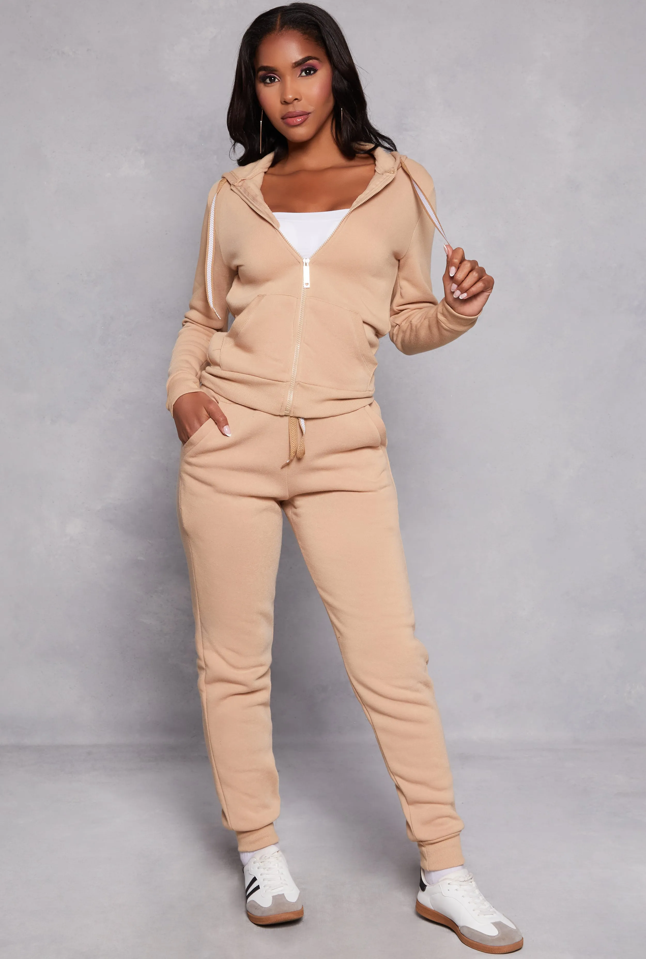 Fleece Full Zip Hoodie sold by Rainbow product image thumbnail 2