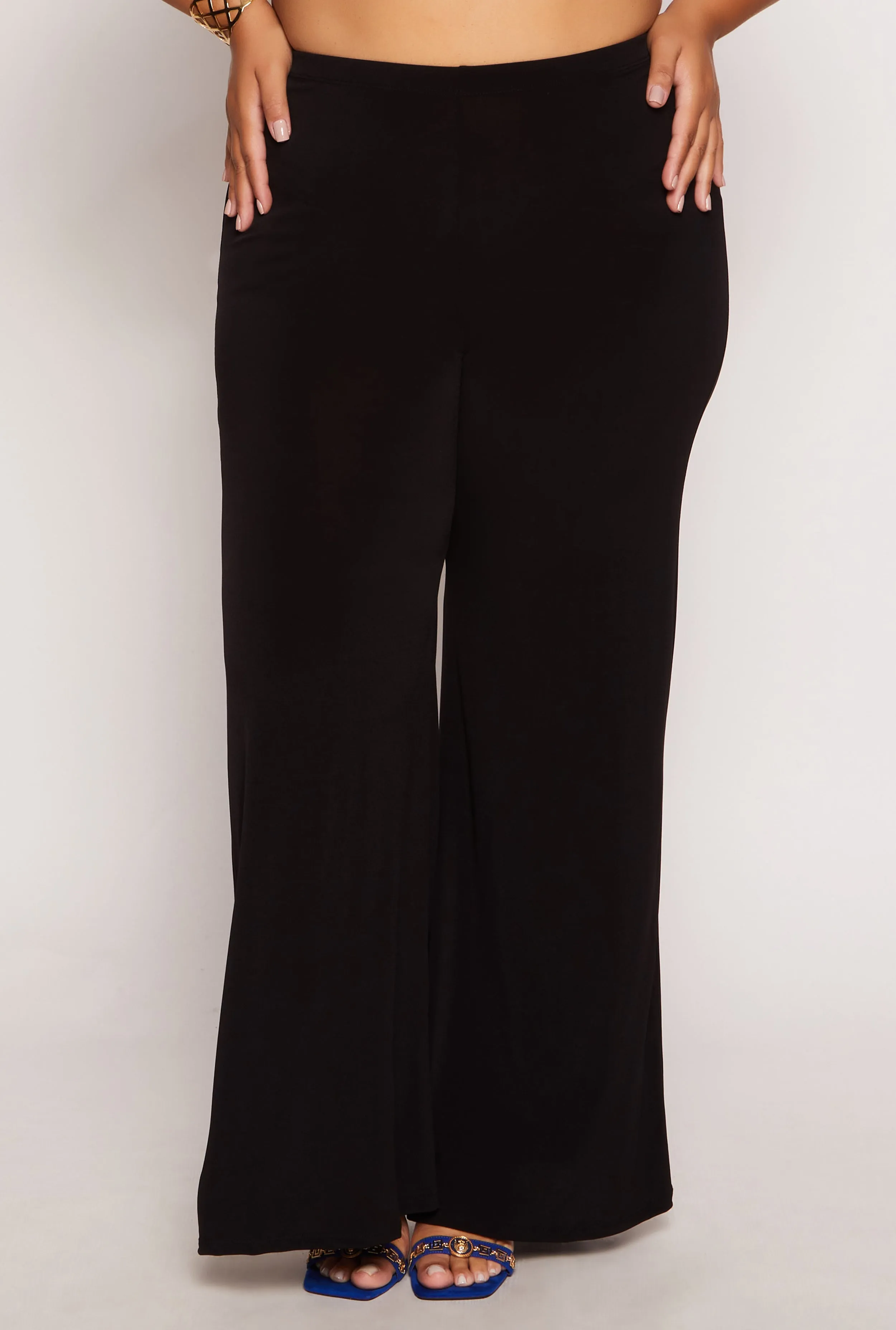 Plus Size High Waist Palazzo Pants sold by Rainbow product image thumbnail 2