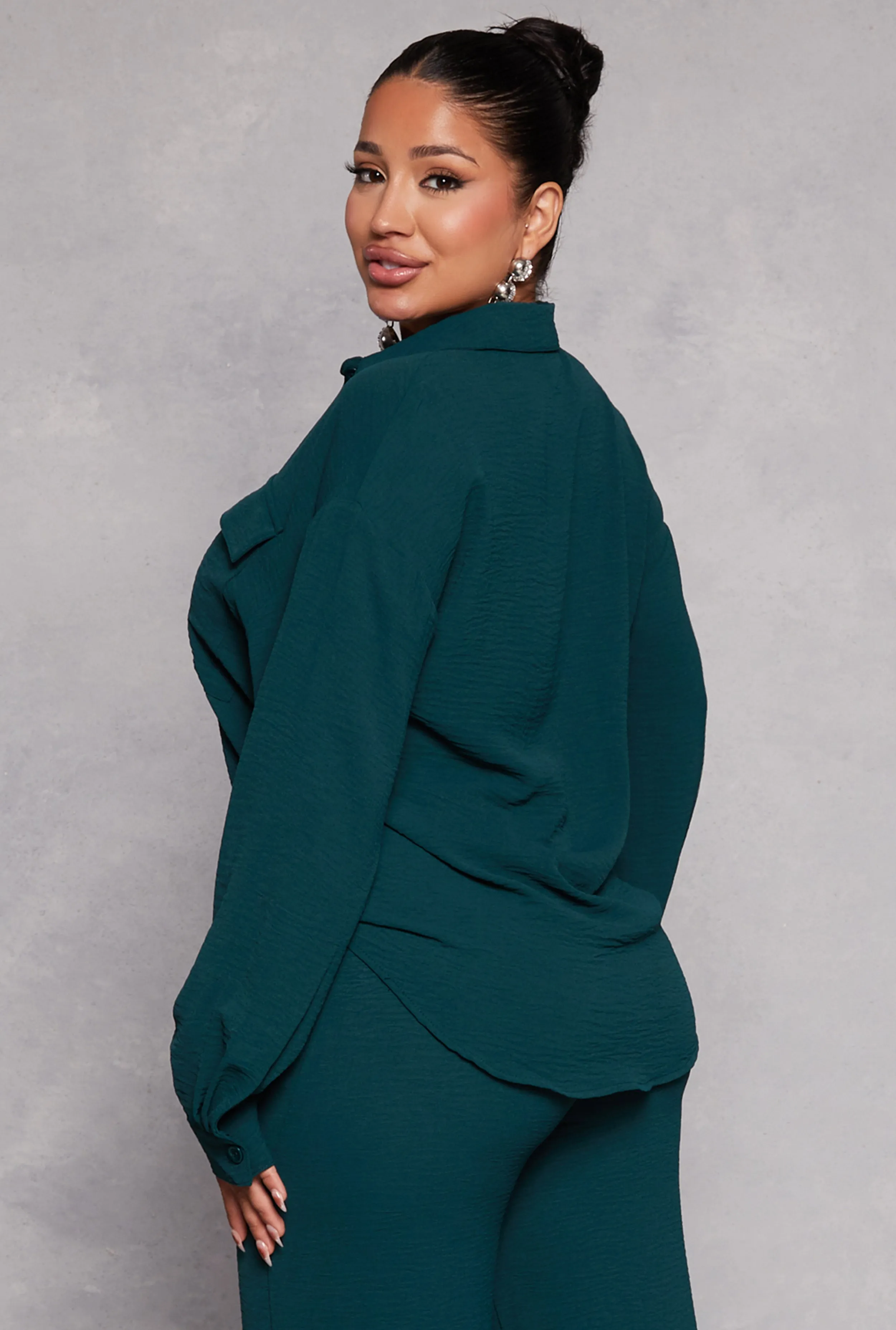 Airy Button Front Shirt sold by Rainbow product image thumbnail 3