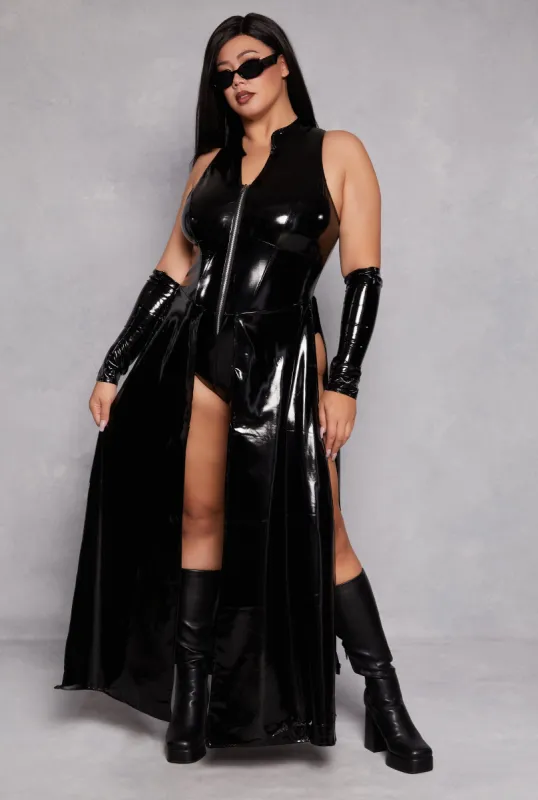 Plus Size Femme Fatale Matrix Costume sold by Rainbow