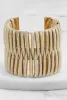 Metallic Corded Cuff Bracelet sold by Rainbow