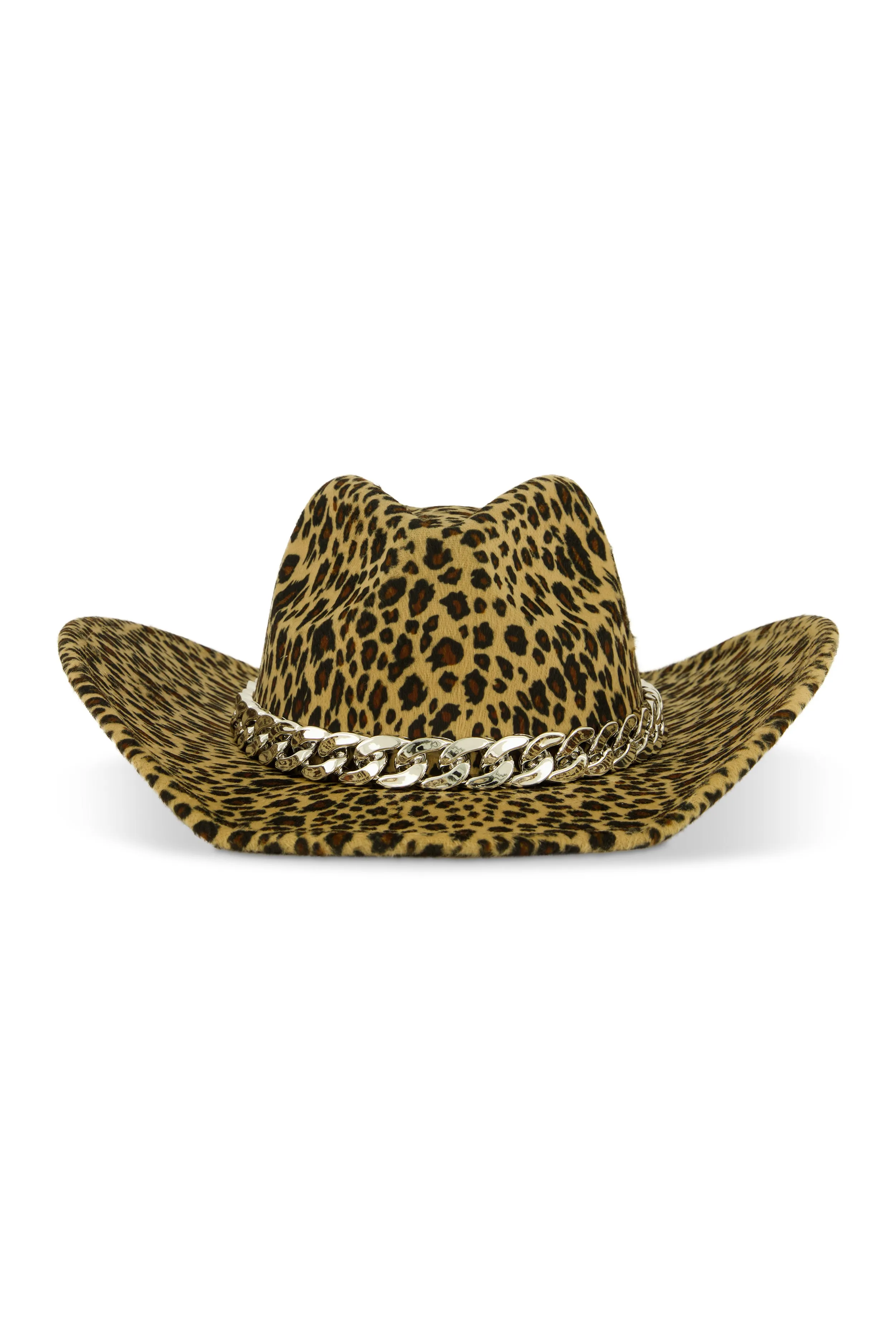 Animal Print Chain Detail Cowboy Hat sold by Rainbow product image thumbnail 2